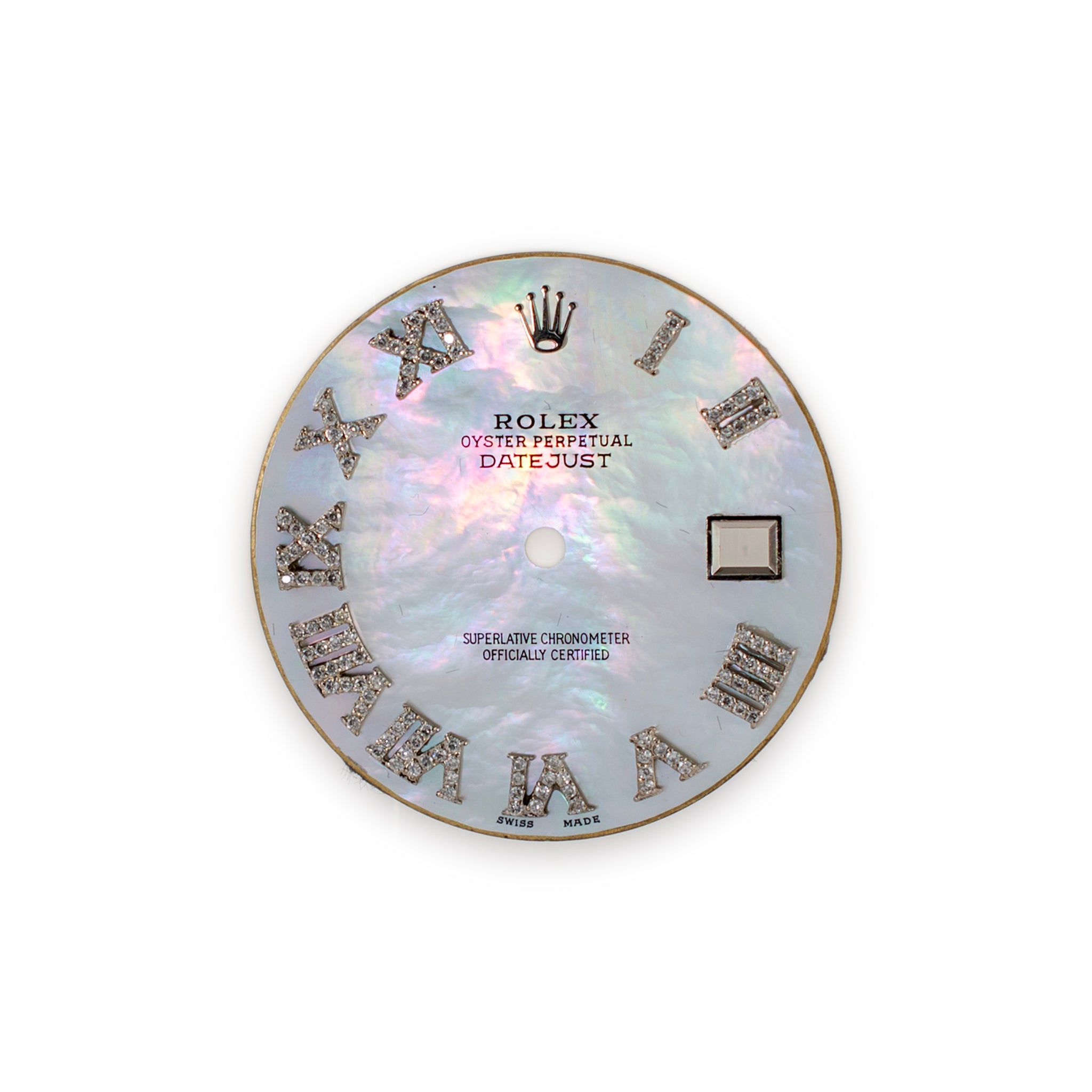 Custom Rolex Datejust 41MM Roman Numerals Mother of Pearl Dial