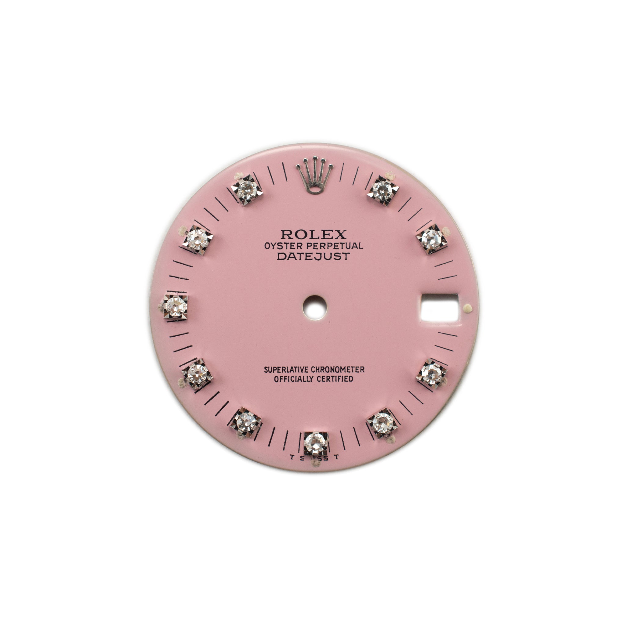 Custom Rolex Datejust 31 Pink Diamond Dial