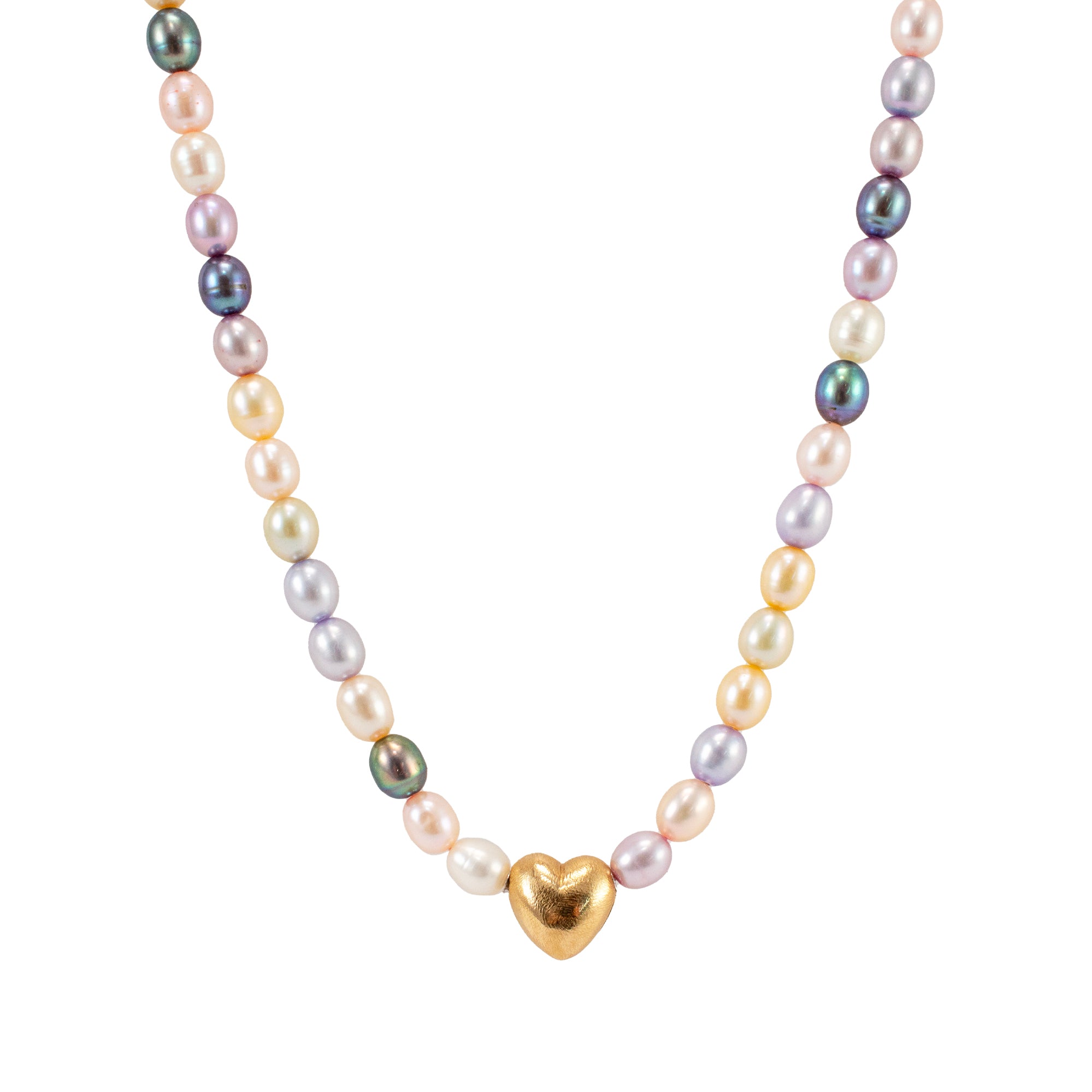 Ole Lynggaard 14K Yellow Gold Pearl Bead Collier Necklace