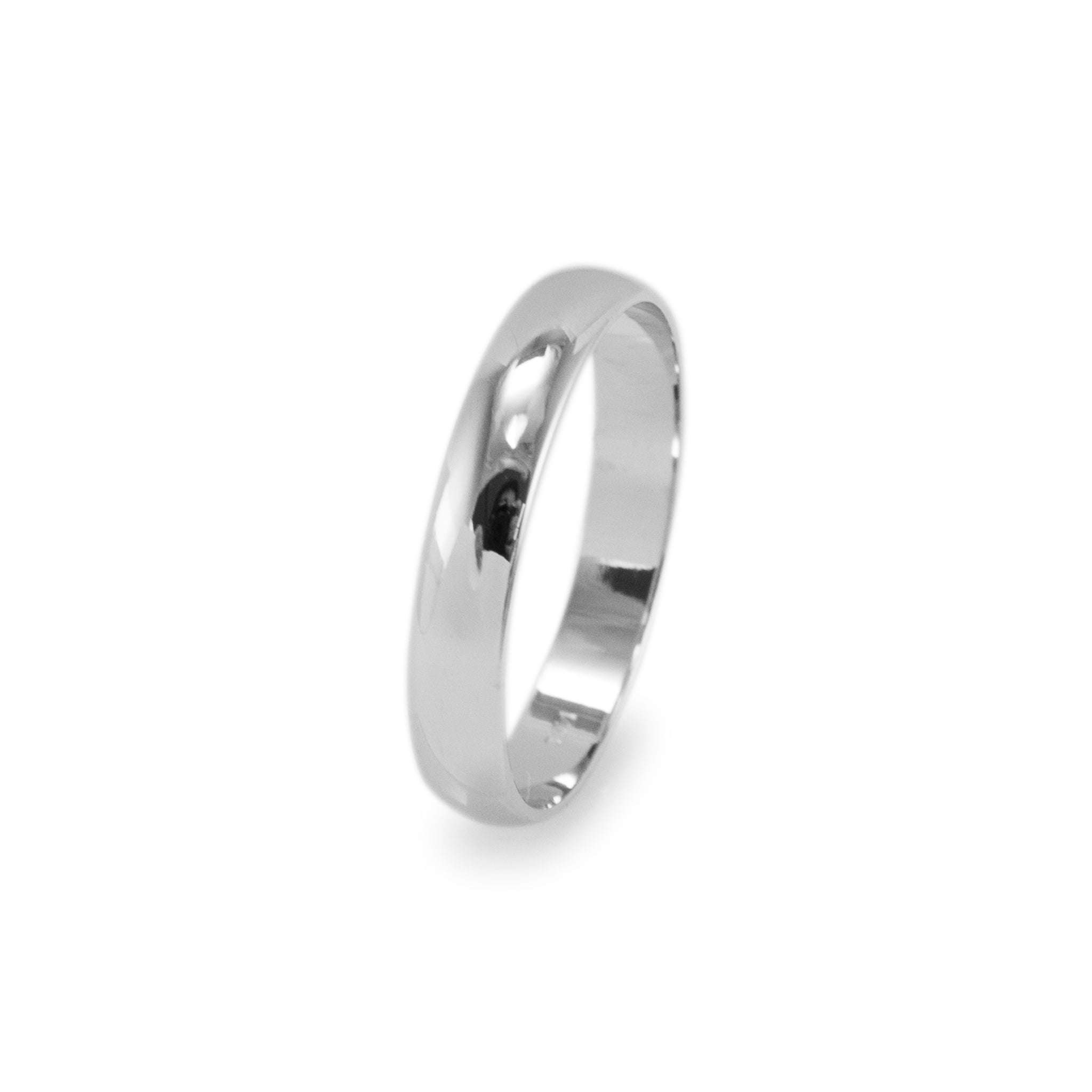 Men’s 14K White Gold Wedding Band Ring