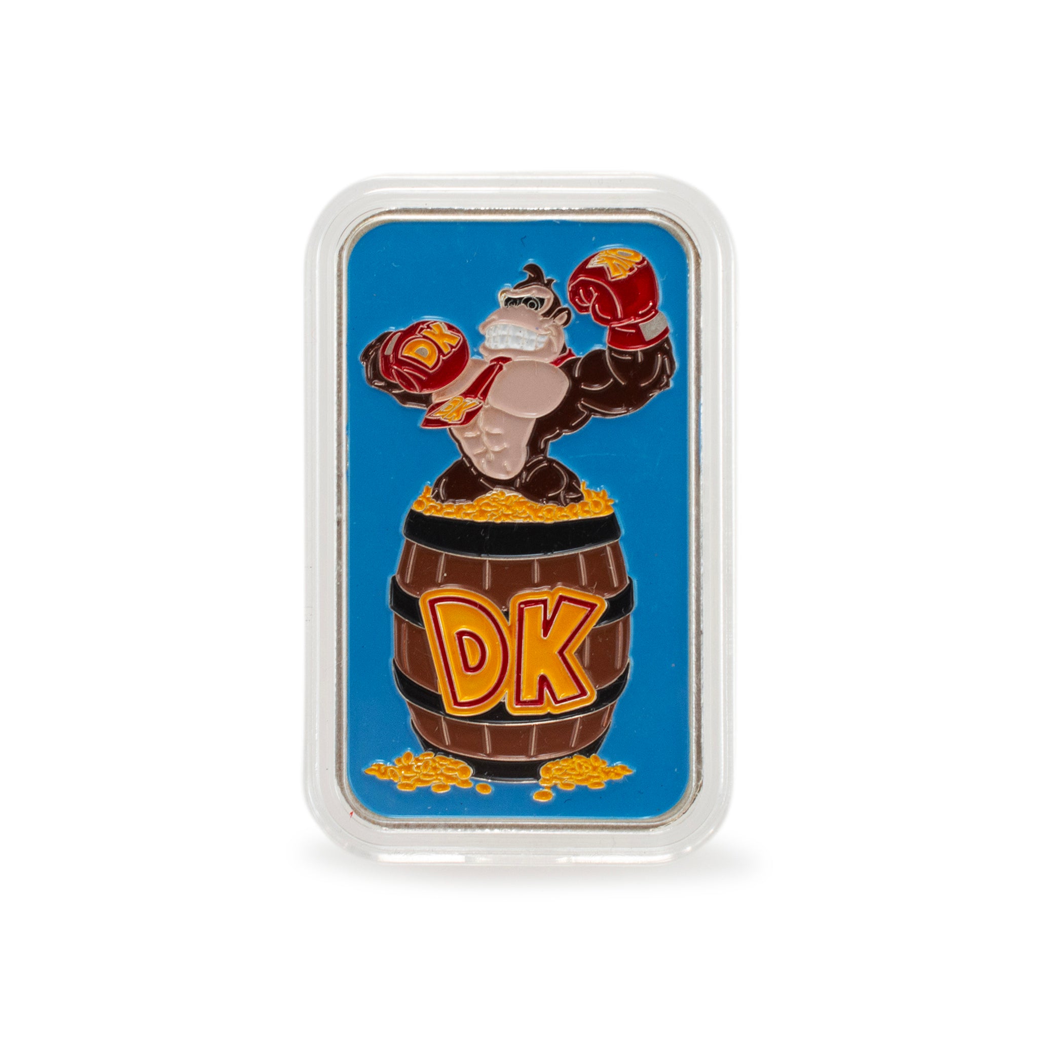 Donkey Kong .999 Silver Enamel Proof Cartoon Celebrities 1OZ Bar