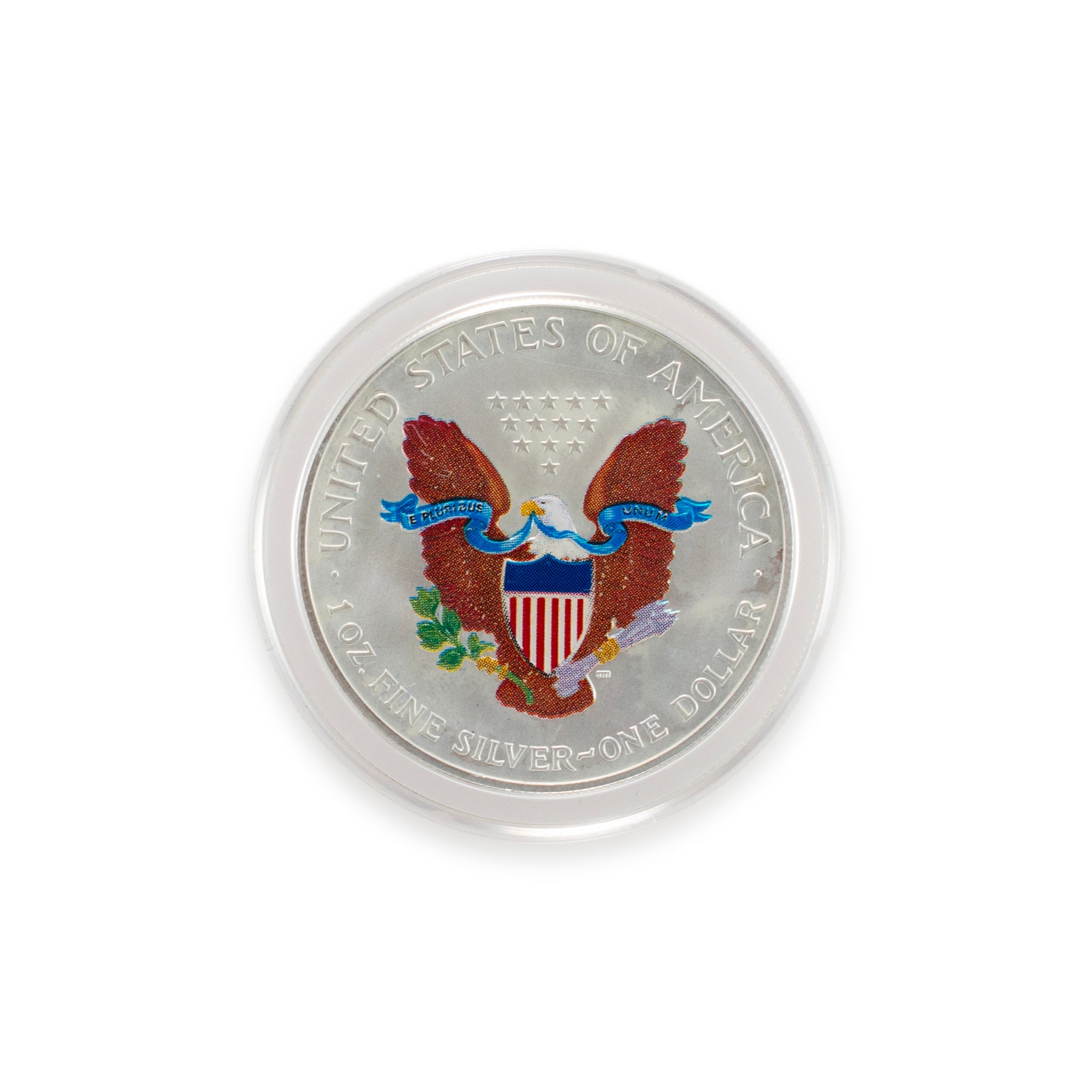 2000 Painted 1OZ 999 Silver $1 American Eagle Liberty Coin