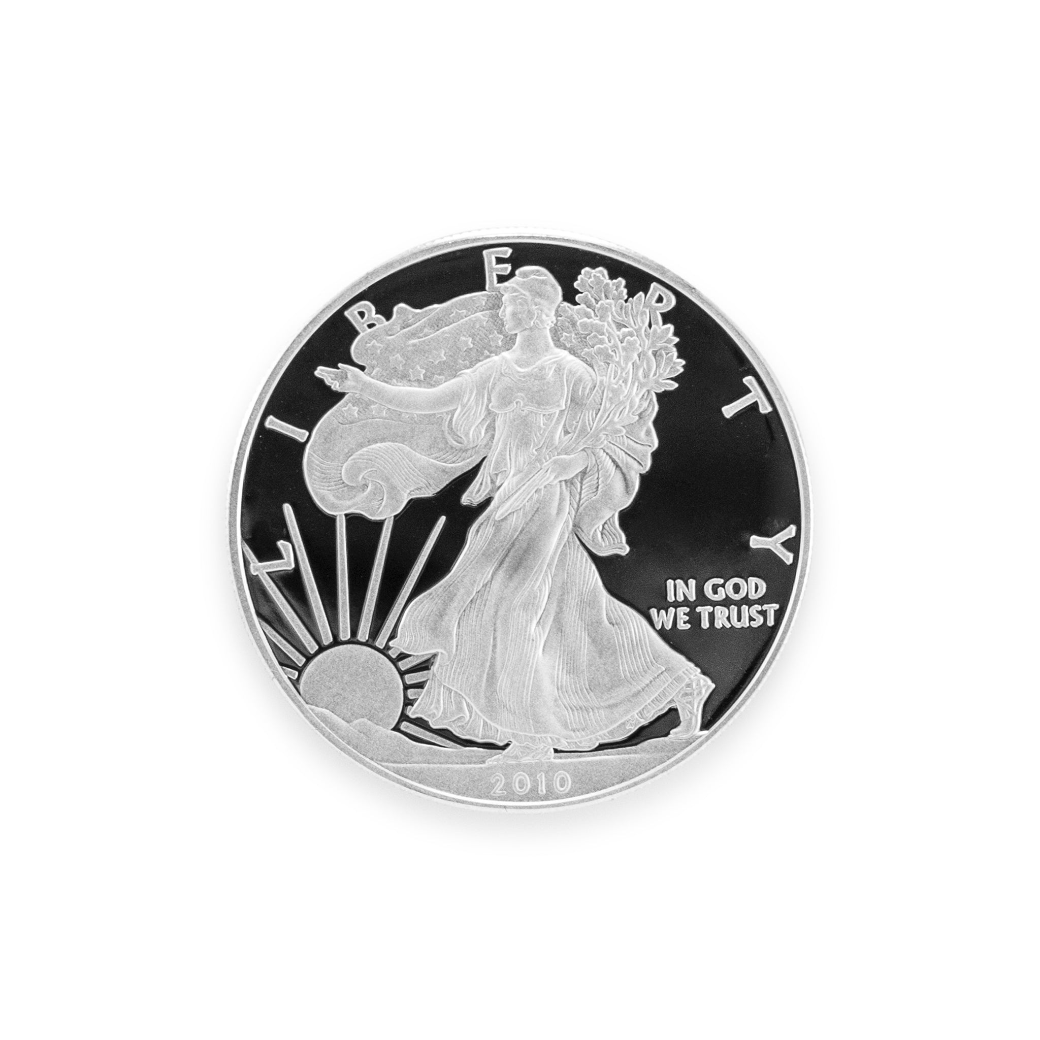 2010W Proof 1OZ 999 Silver $1 American Eagle Liberty Coin