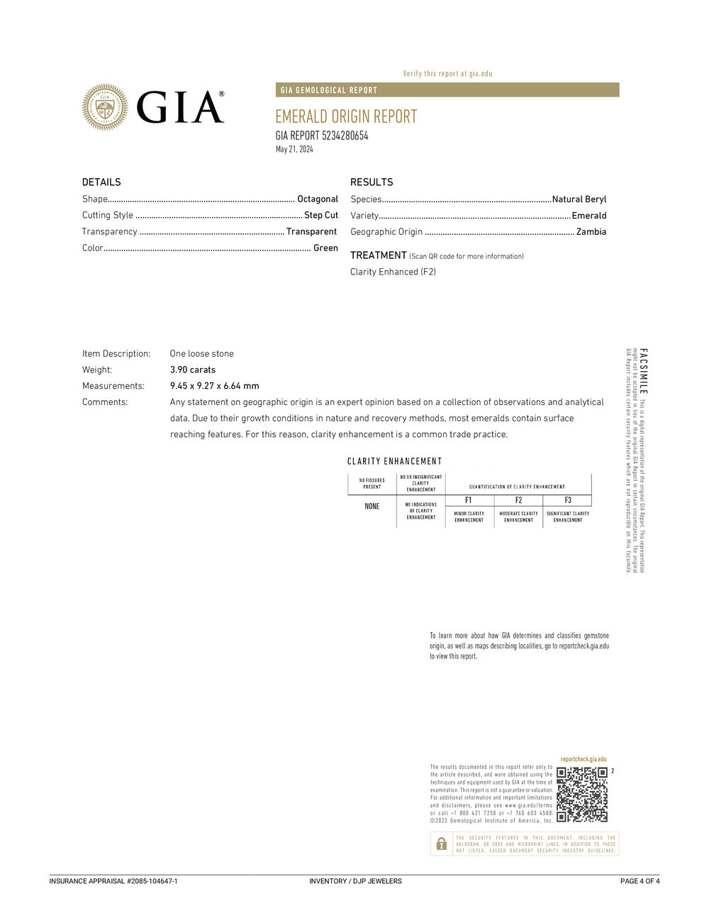 14K White Gold GIA 3.90ct Emerald Hidden Halo Accented Diamond Cocktail Ring