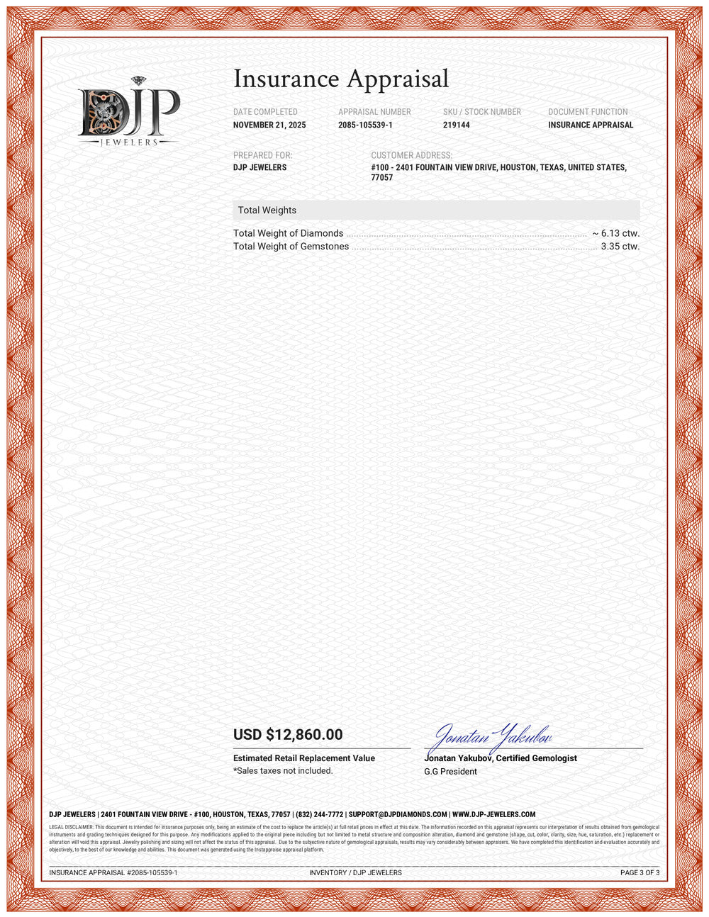 18K White Gold 3.35ct Dark Green Burmese Jadeite Jade Cocktail Ring Pendant