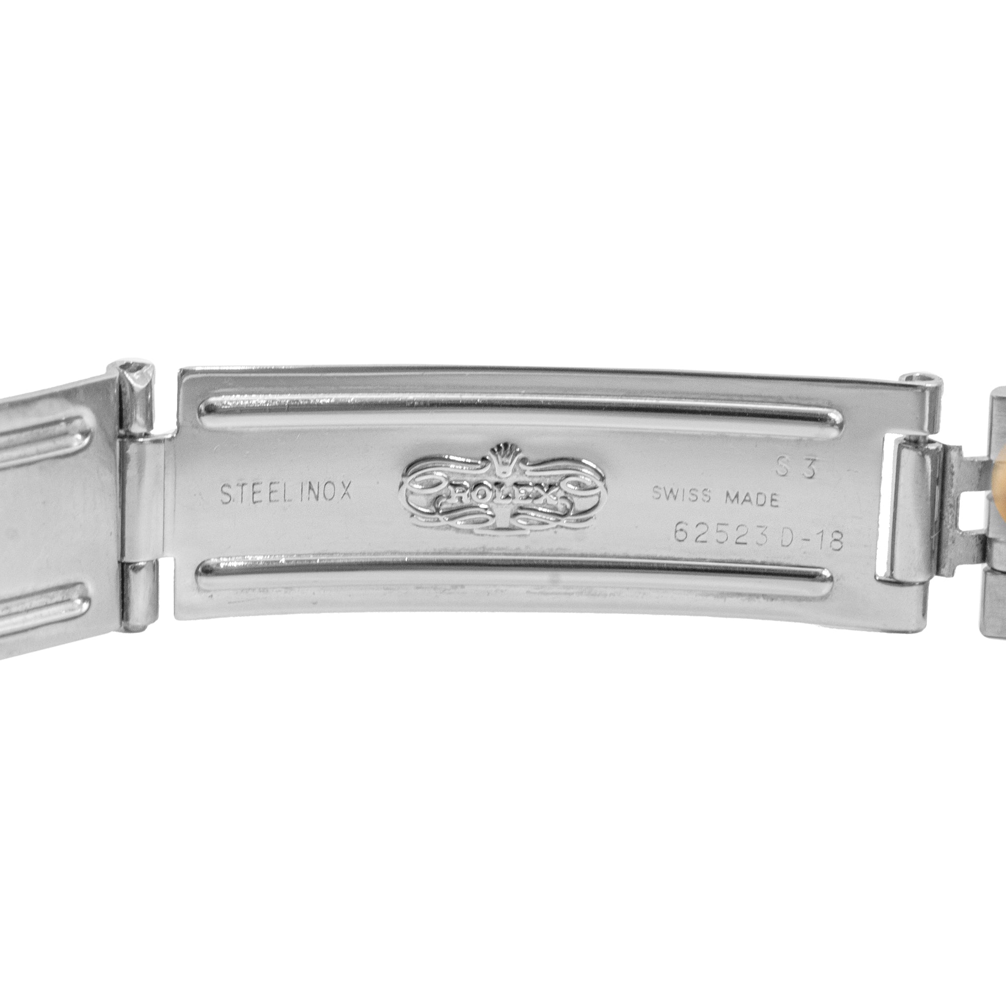 Rolex Ladies Datejust 26MM 69173 Diamond Bezel Jubilee Yellow Gold Steel Watch