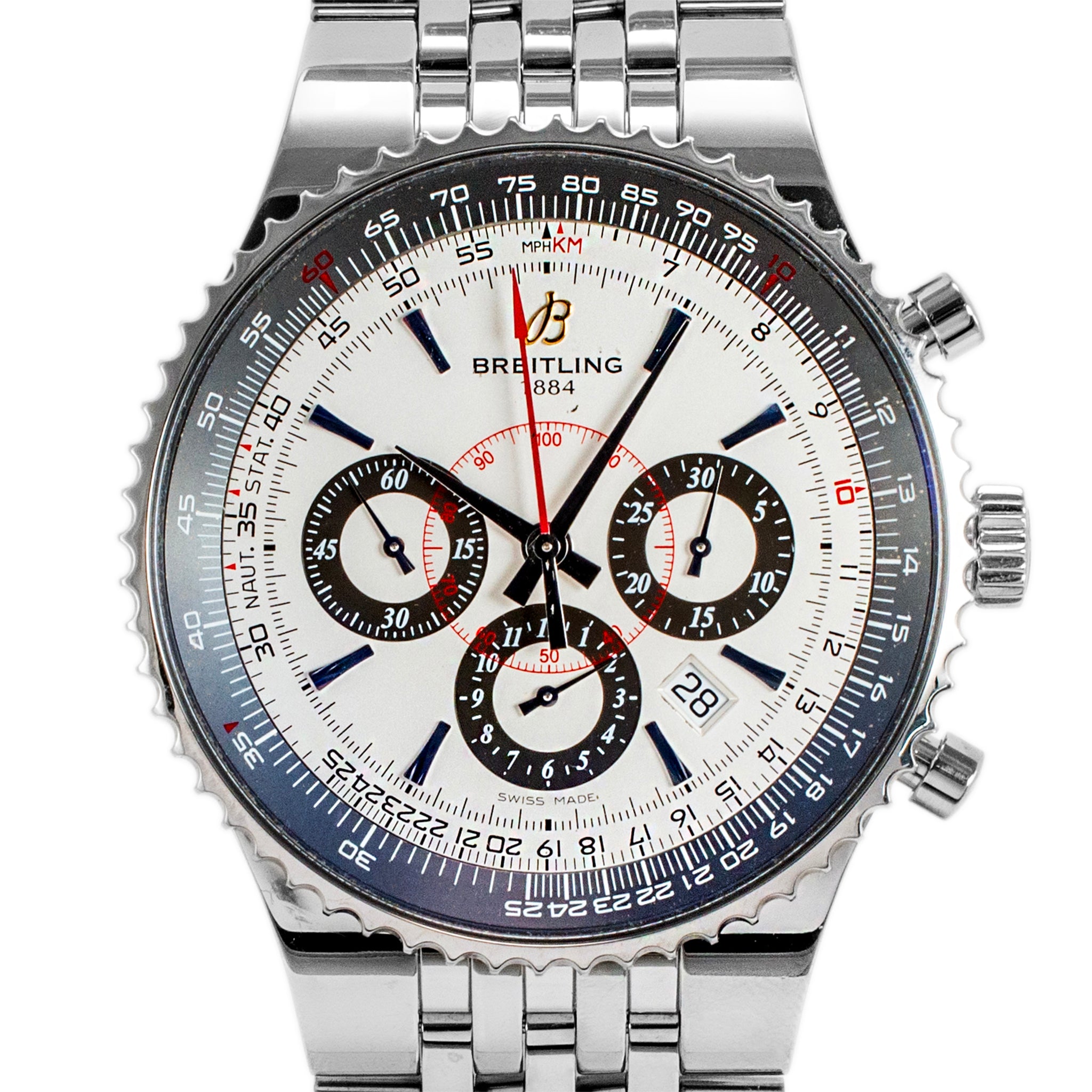 Breitling Montbrillant Limited Edition 47MM A23351A6/G741 Steel Watch