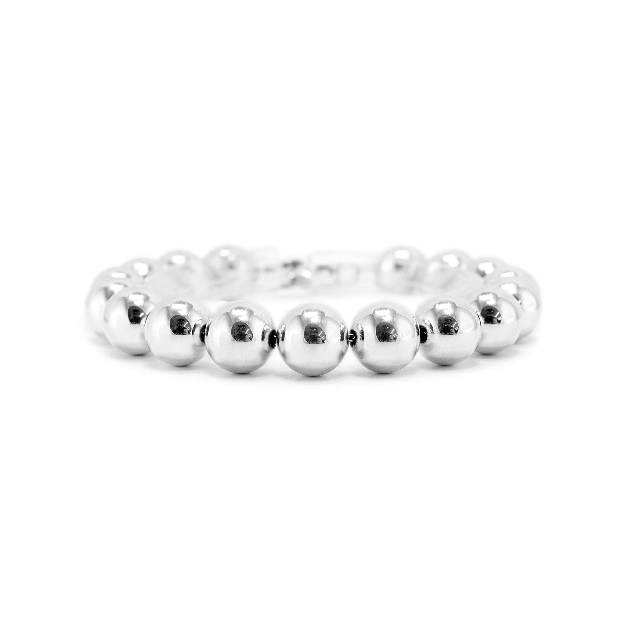 Tiffany & Co. Tiffany Hardwear 925 Ball Bracelet in Silver 10 MM Bead Bracelet