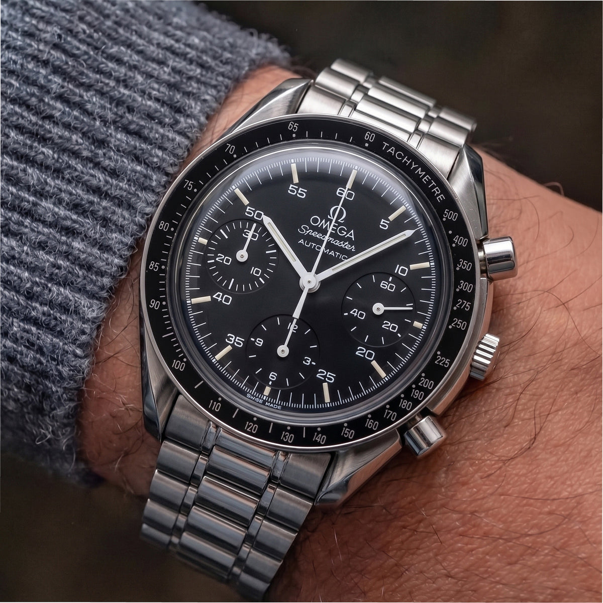 Omega Speedmaster Reduced 39MM 3510.50 Stainless Steel Automatic Watch