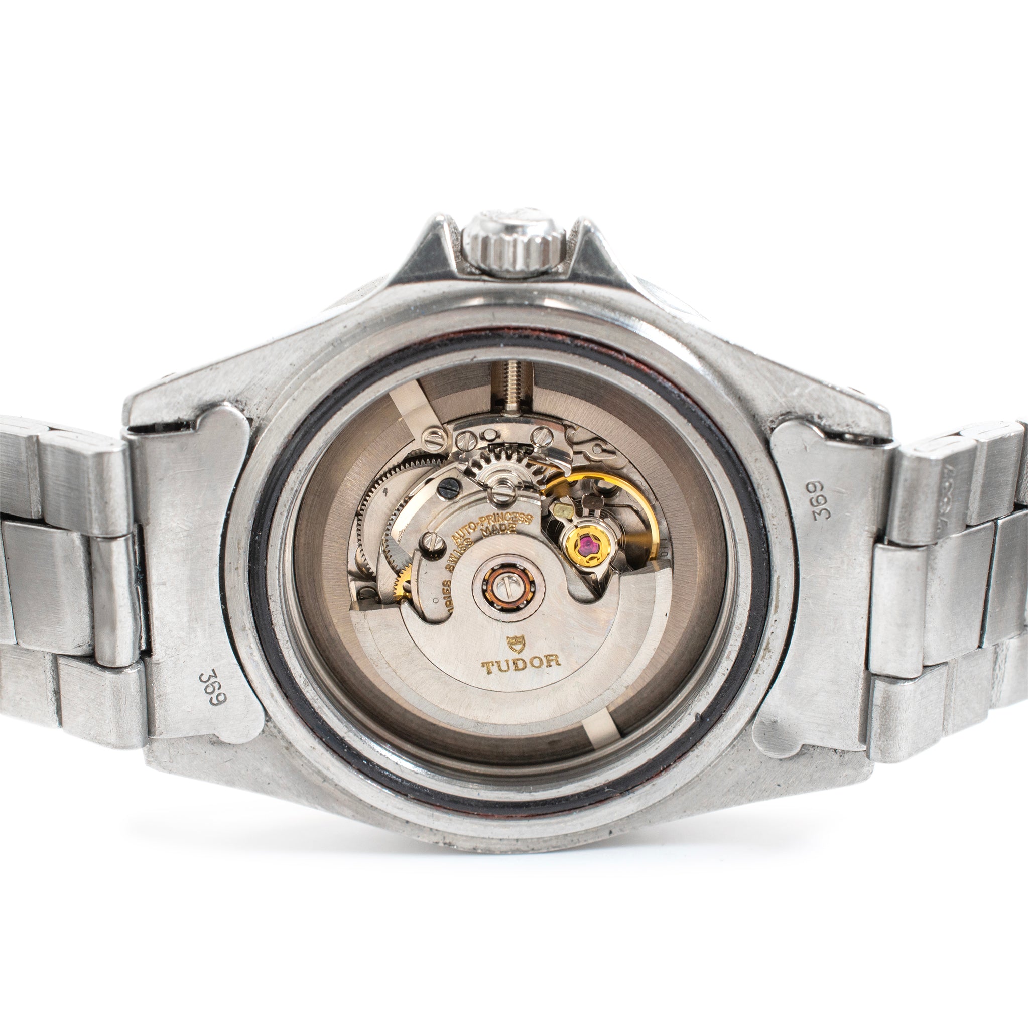 Vintage 1982 Tudor Prince Oysterdate Mini Submariner 33MM 94400 Blue Steel Watch