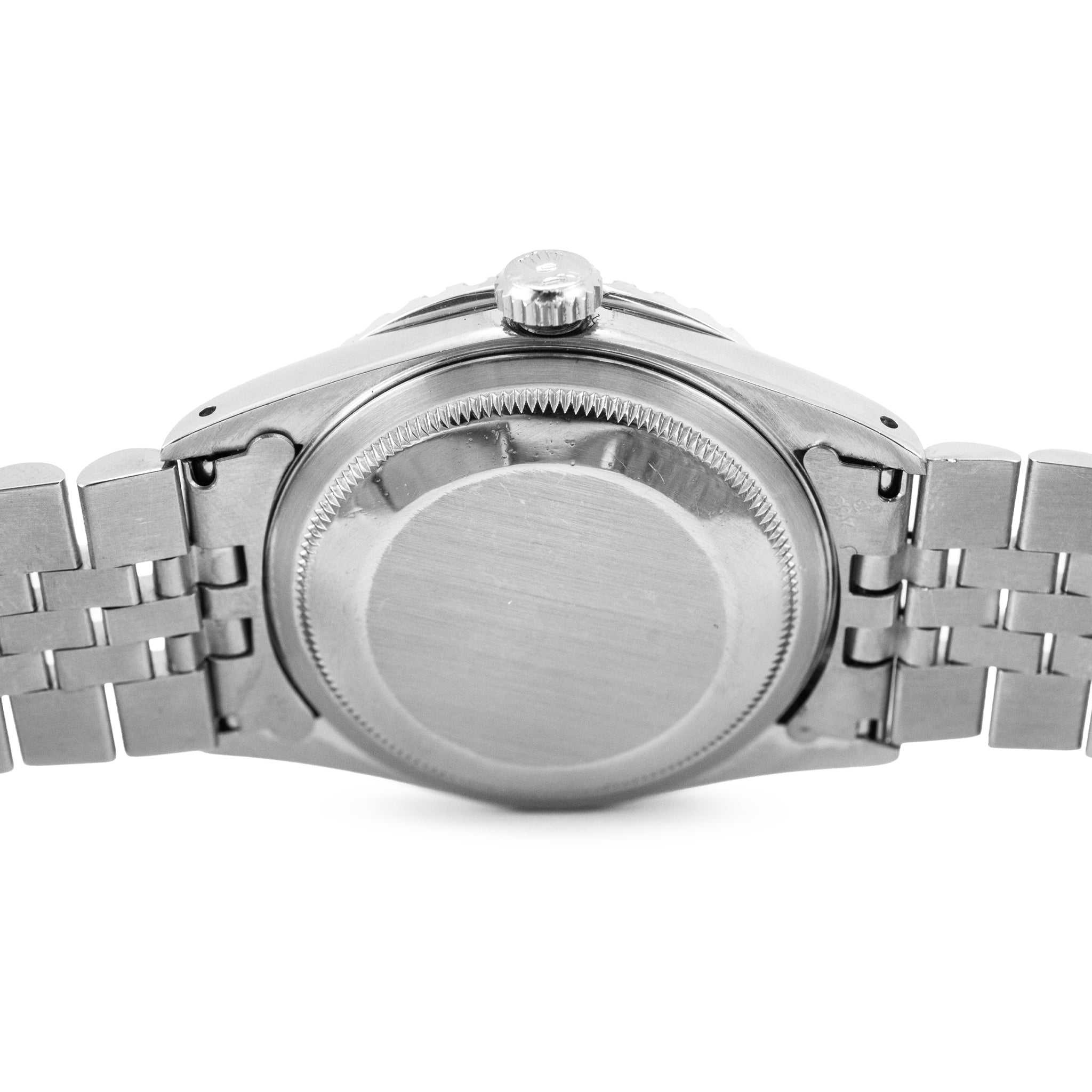 Ladies Rolex Datejust 36MM 16233 Turquise Blue Dial Diamond Bezel Steel Watch