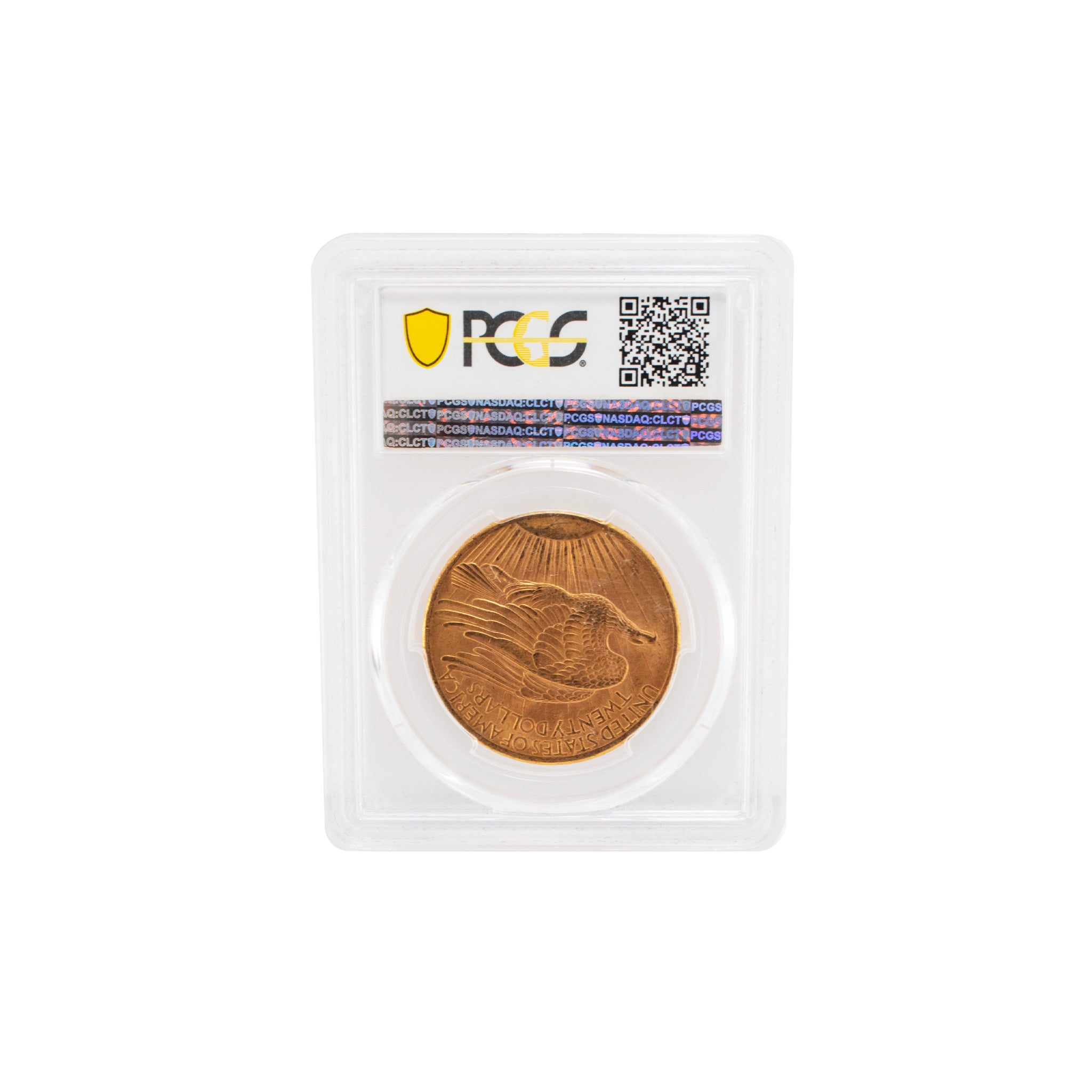 1908 No Motto MS64 PCGS $20 90% Gold St Gaudens Double Eagle Coin