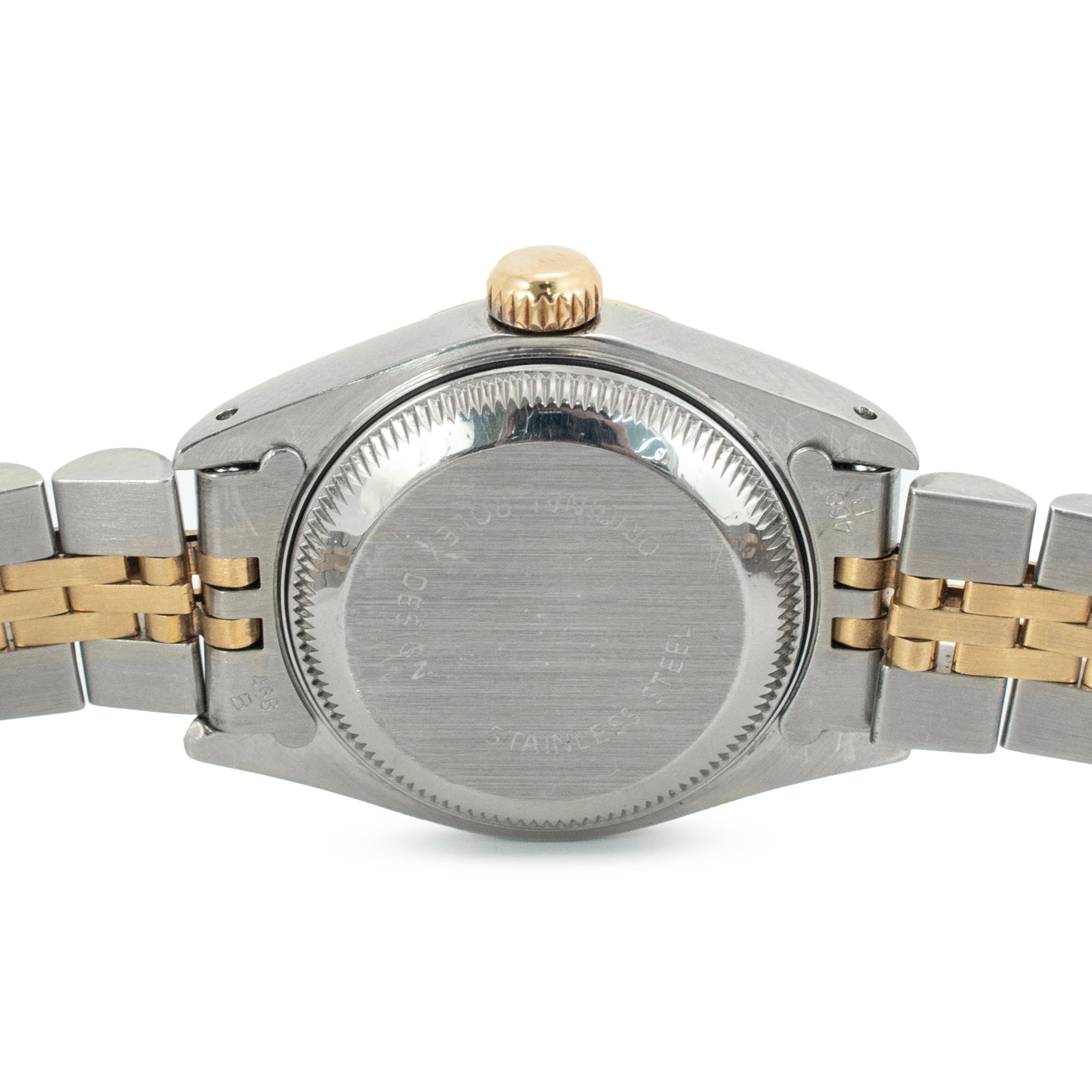 Ladies Rolex Datejust 26MM 69173 Mop Emerlad Diamond Jubilee Gold Steel Watch