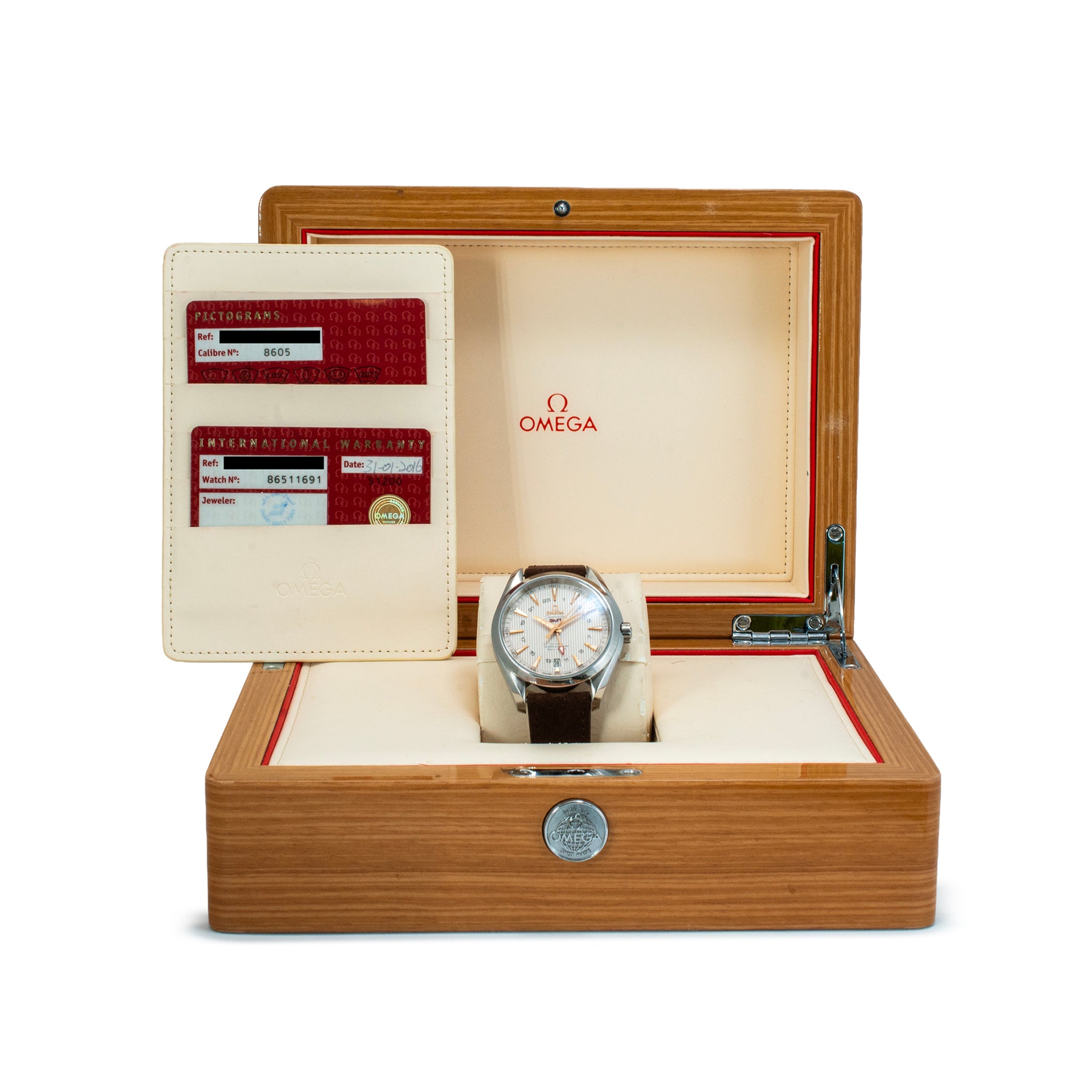 Omega Seamaster Aqua Terra Gmt 43MM 231.13.43.22.02.004 Silver Dial Steel Watch