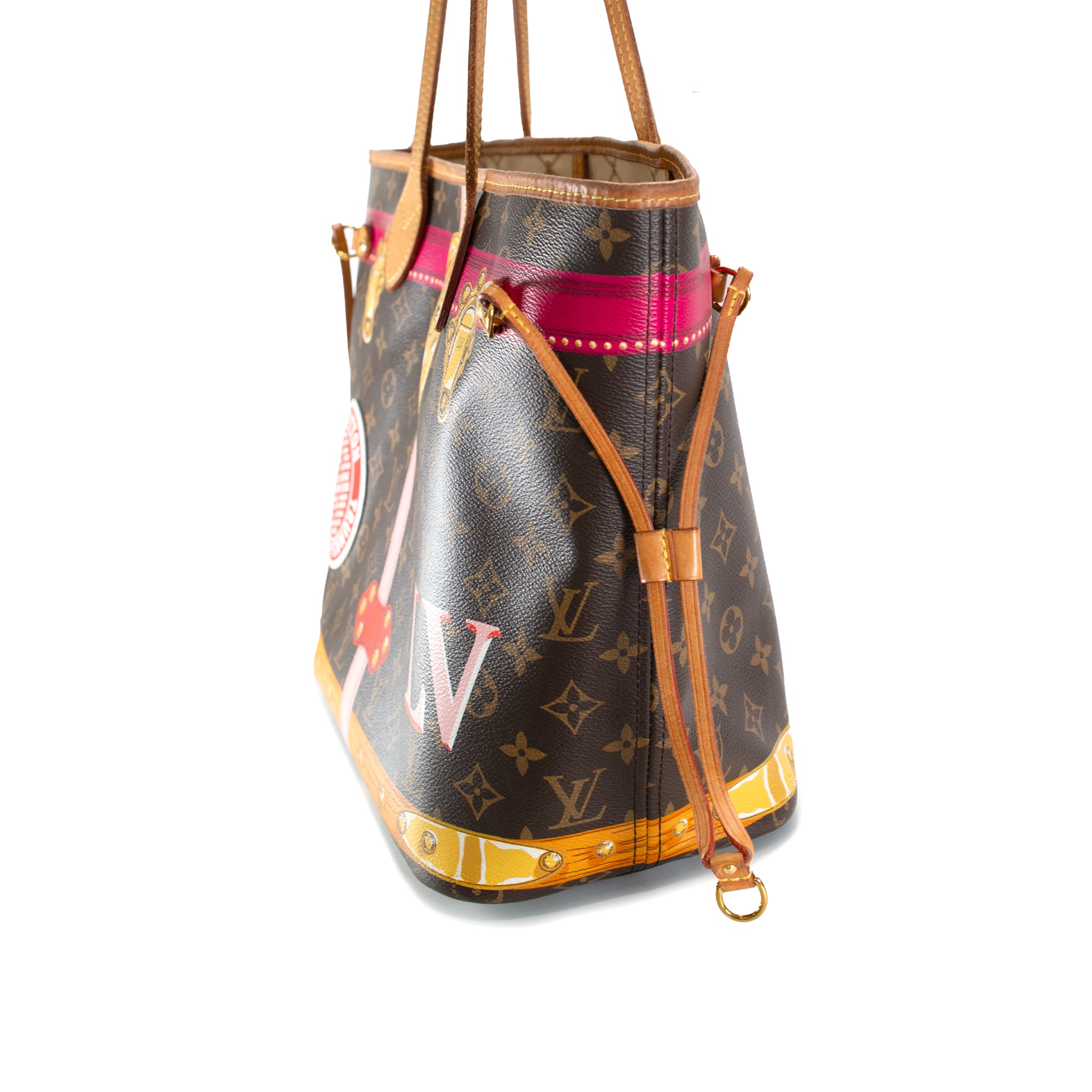 Louis Vuitton Monogram Summer Trunks Neo Neverfull MM M41390 Tote Handbag