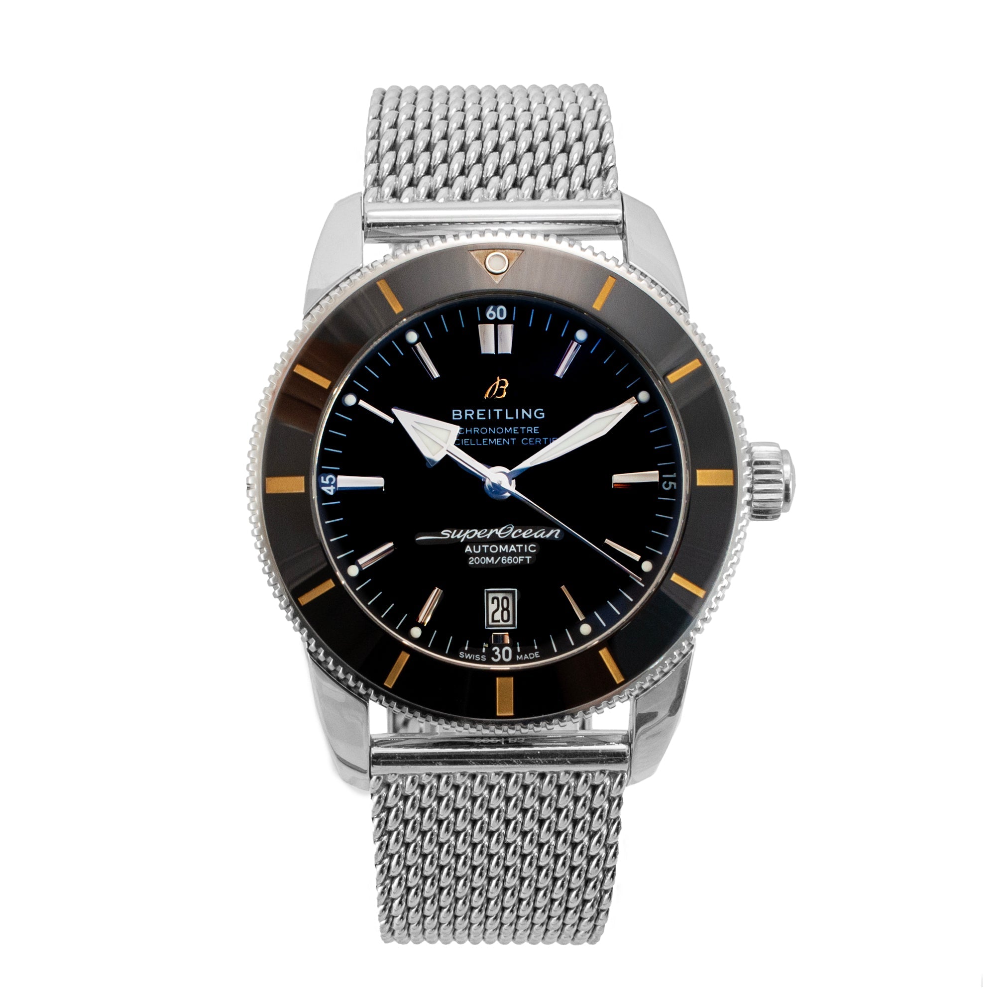 Breitling Superocean Heritage II 46MM AB2020 Ceramic Black Automatic Steel Watch