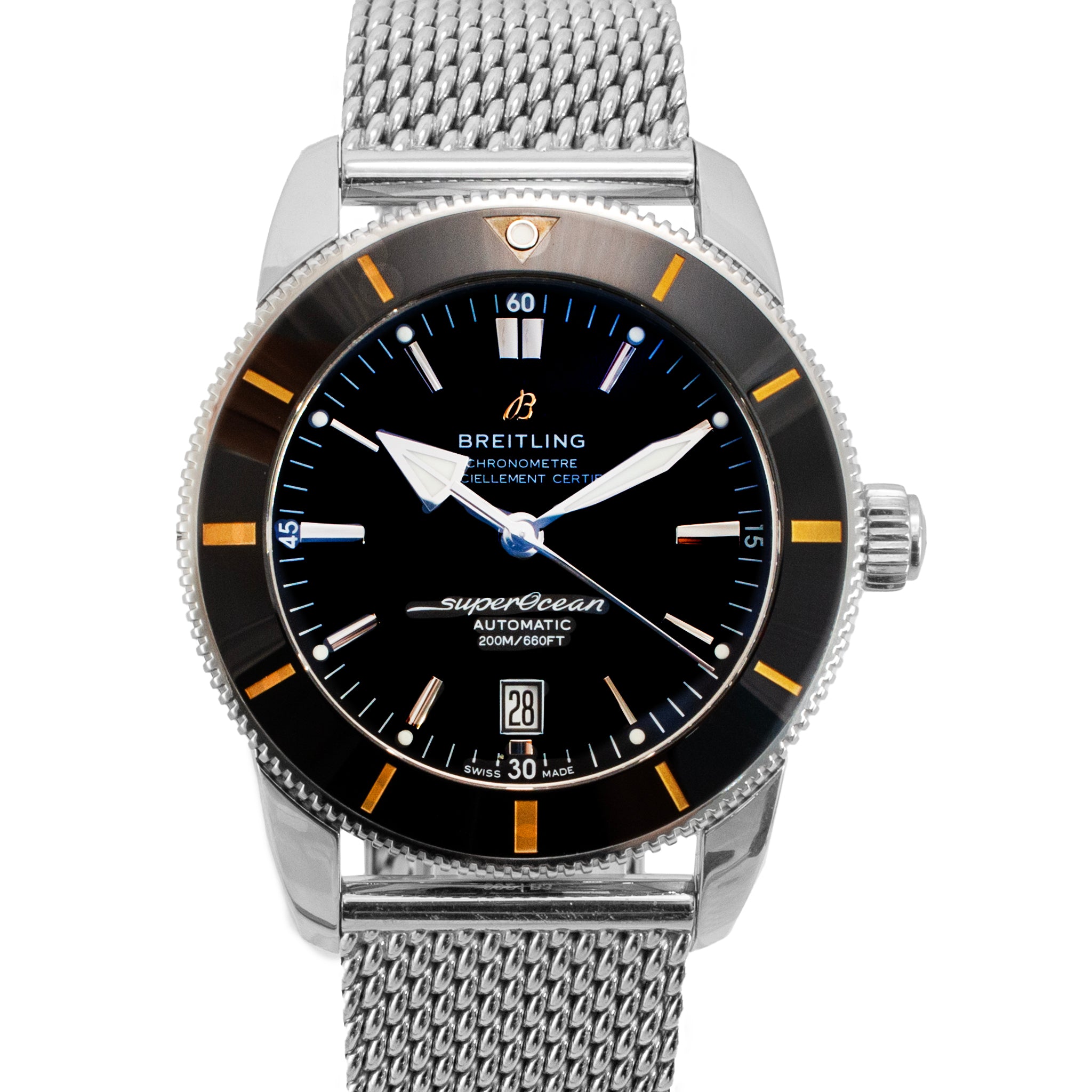 Breitling Superocean Heritage II 46MM AB2020 Ceramic Black Automatic Steel Watch