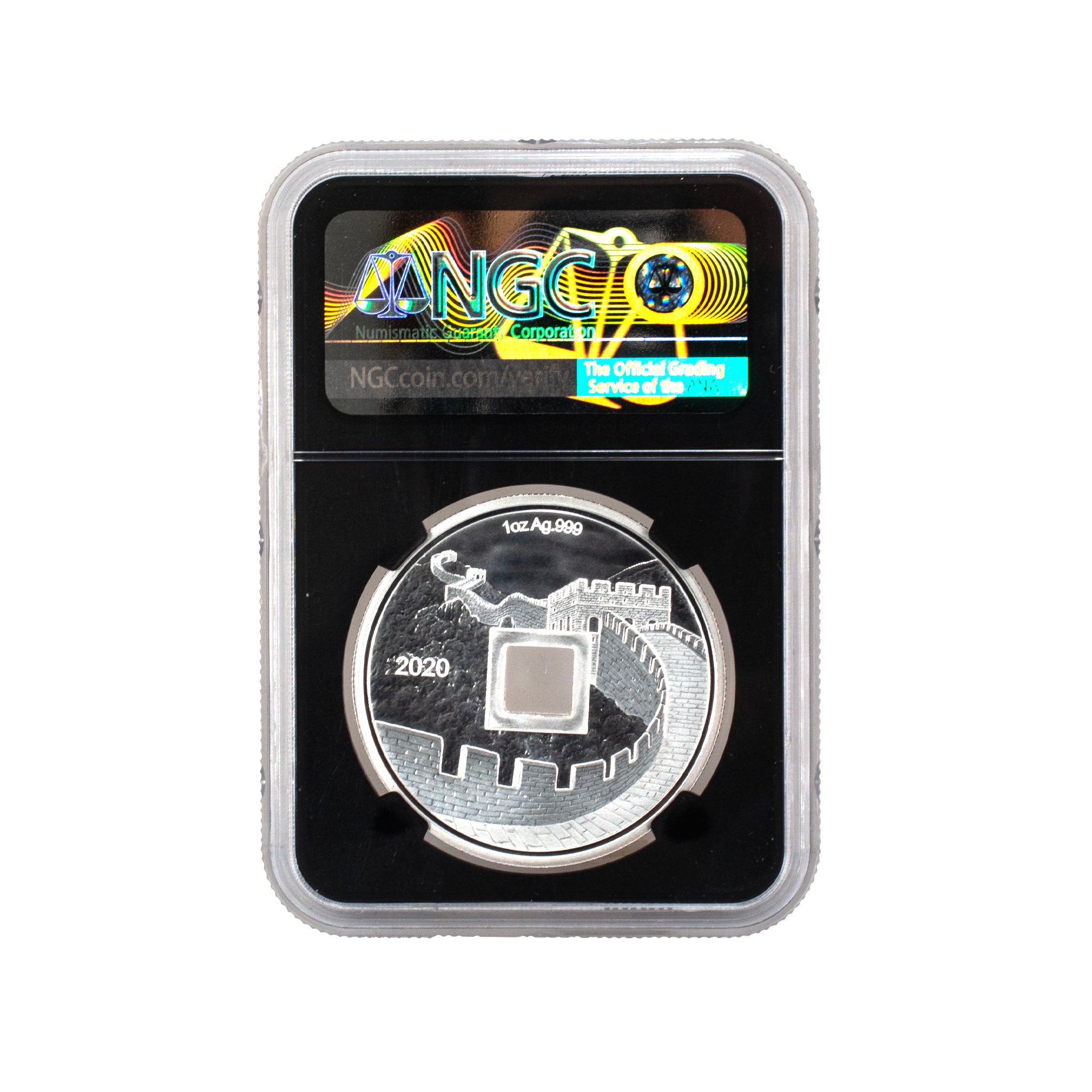 2020 China 1OZ White Tiger NGC PF 70 Ultra Cameo Fine Silver Medal Coin