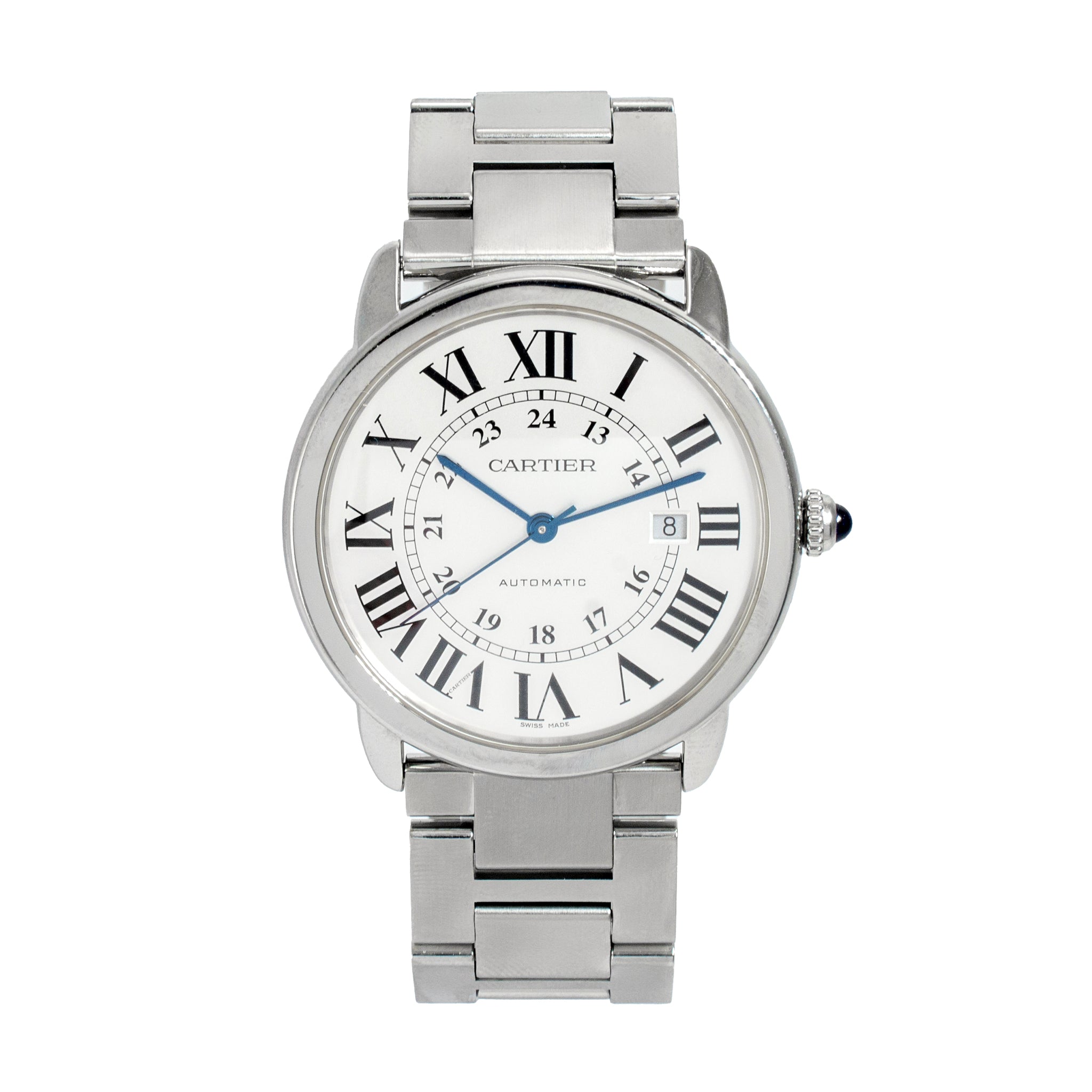 2020 Cartier Ronde Solo 42MM W6701011 / 3802 Stainless Steel Automatic Watch