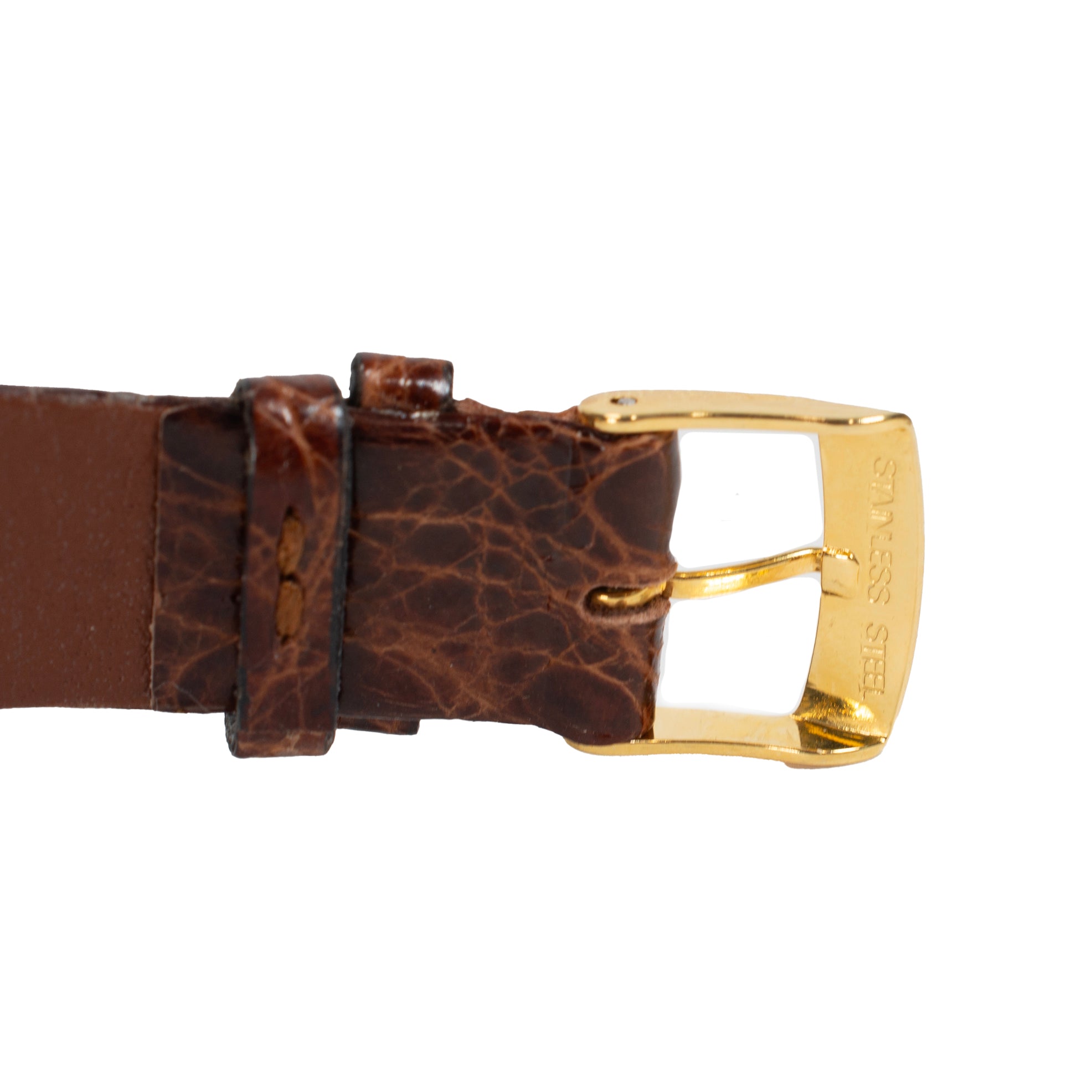 Vintage Vacheron Constantin Patrimony 35MM 44001 Date Sigma White 18K Gold Watch