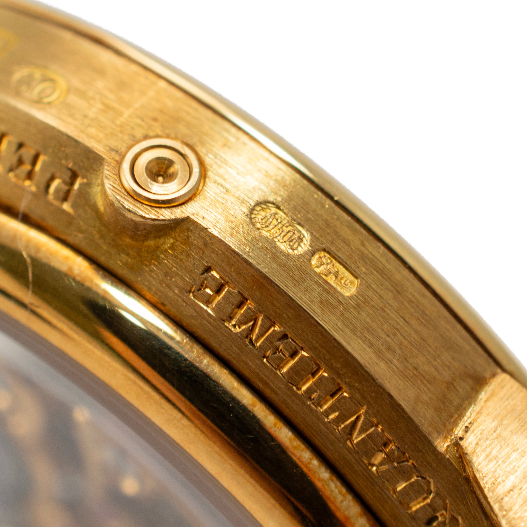 Vintage Audemars Piguet Quantieme Perpetual Calendar 25558BA Skeleton Gold Watch