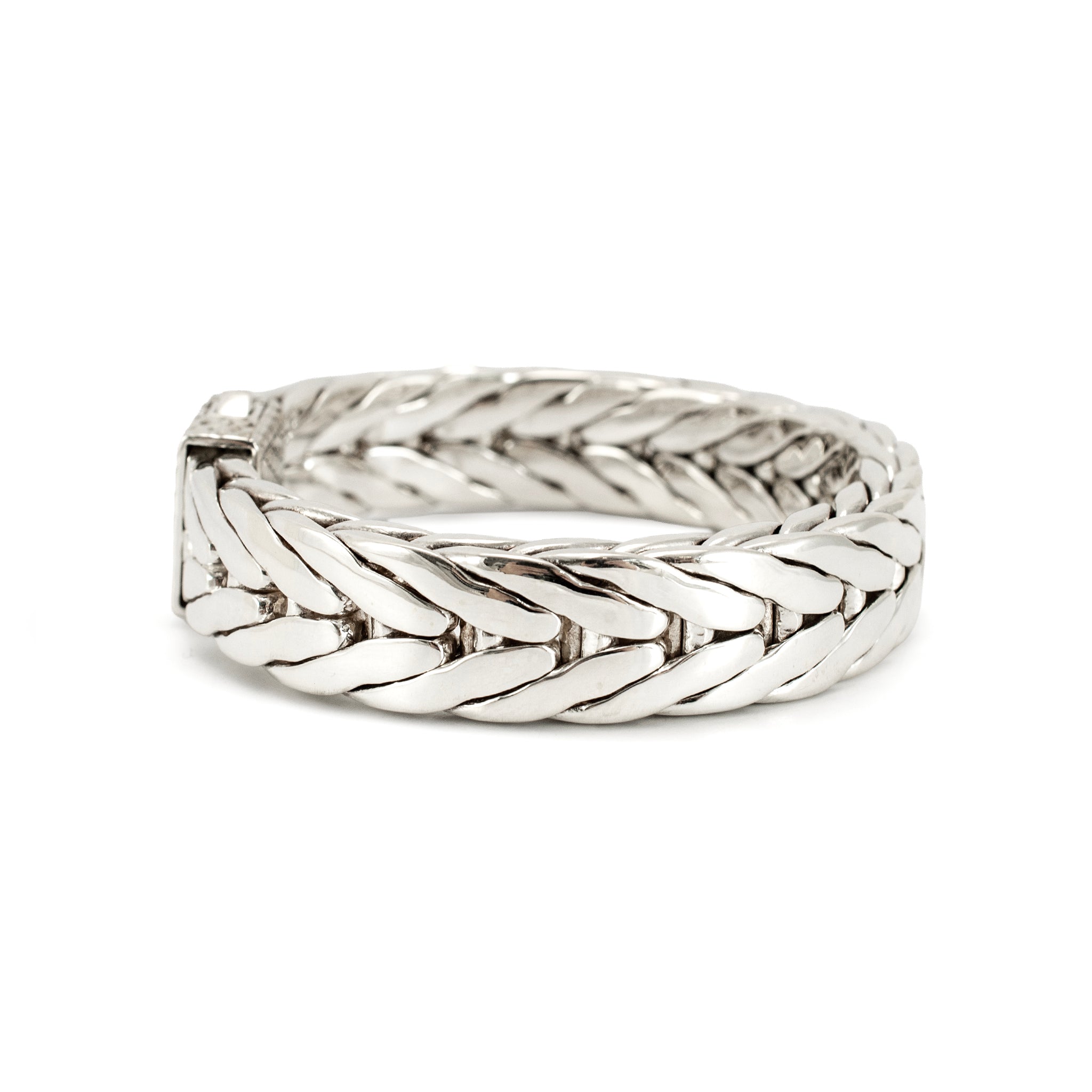 Men’s John Hardy 925 Sterling Silver Wide Modern Link Bracelet