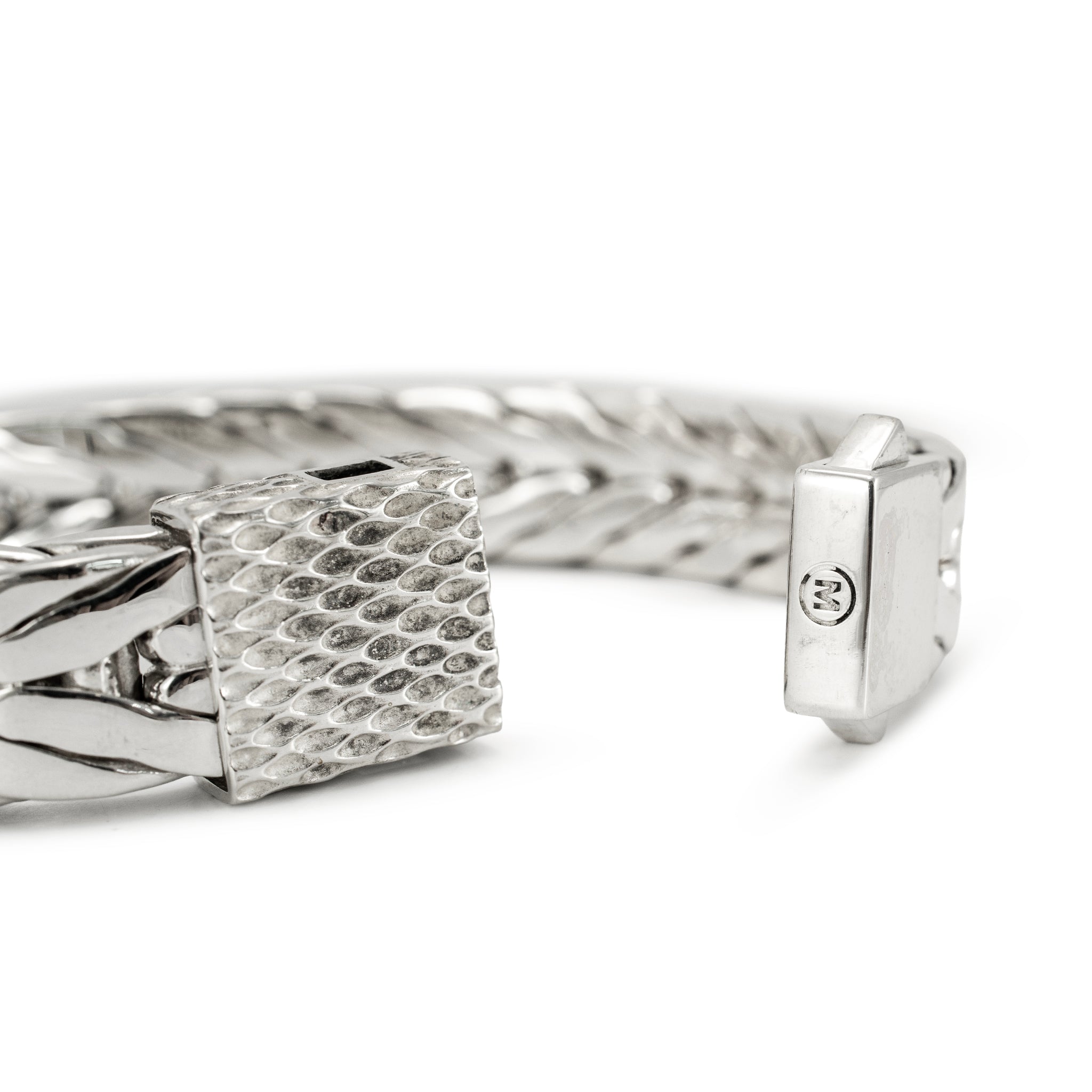 Men’s John Hardy 925 Sterling Silver Wide Modern Link Bracelet