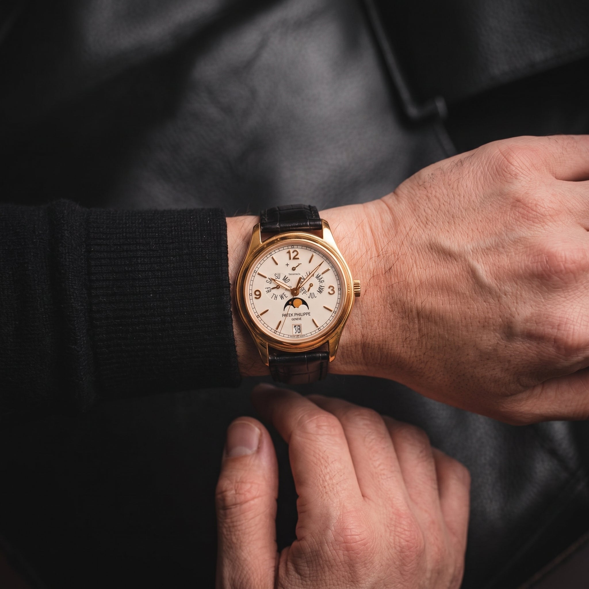Patek Philippe Tiffany & Co. Dial Annual Calendar 39MM 5146R-001 Rose Gold Watch
