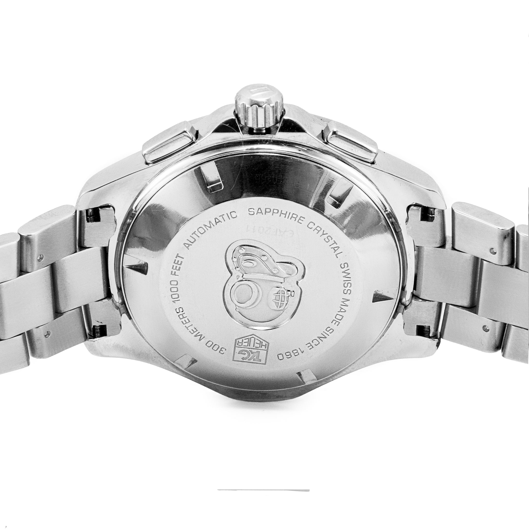 TAG Heuer Aquaracer Chronograph 43MM CAF2011 300M Steel Automatic Watch