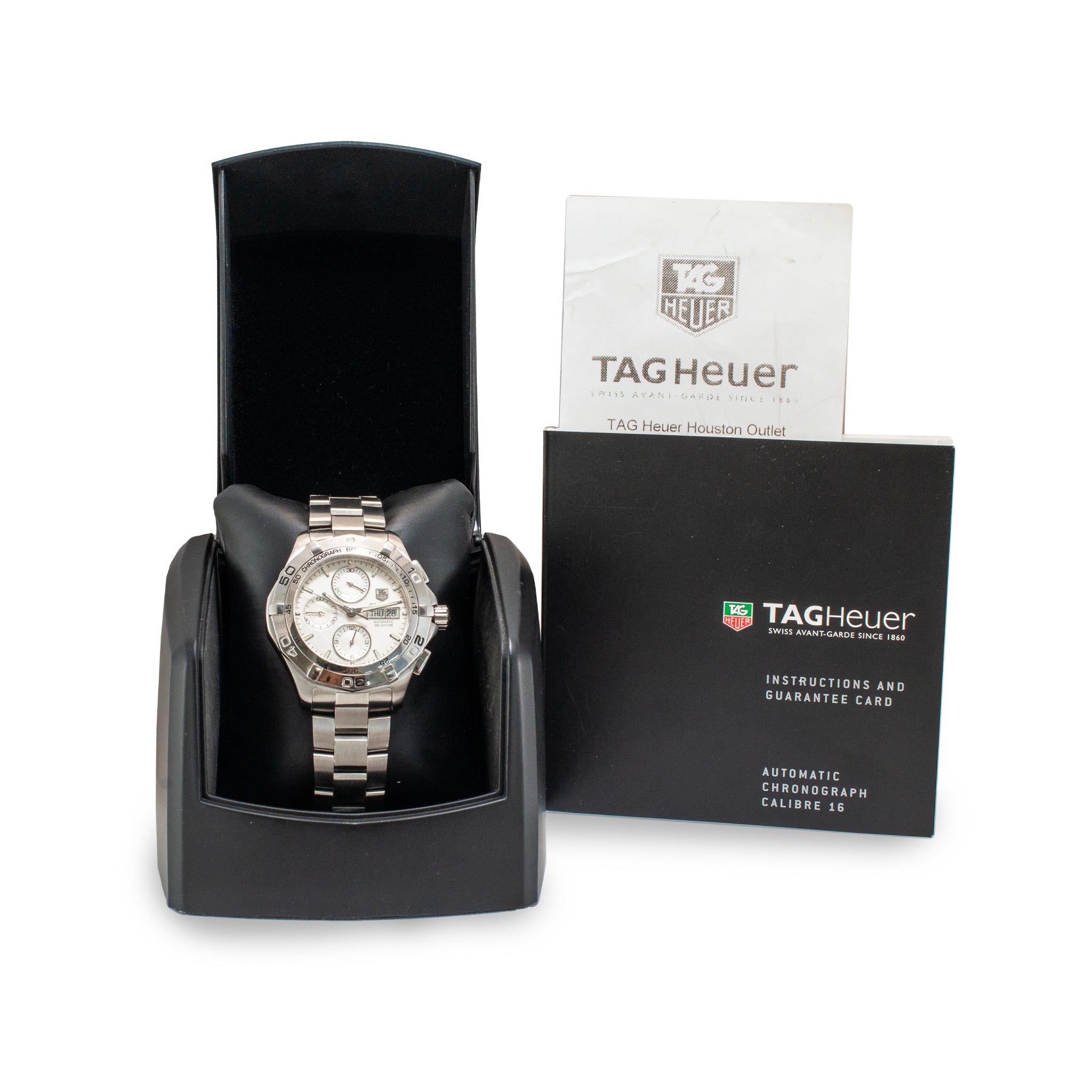 TAG Heuer Aquaracer Chronograph 43MM CAF2011 300M Steel Automatic Watch