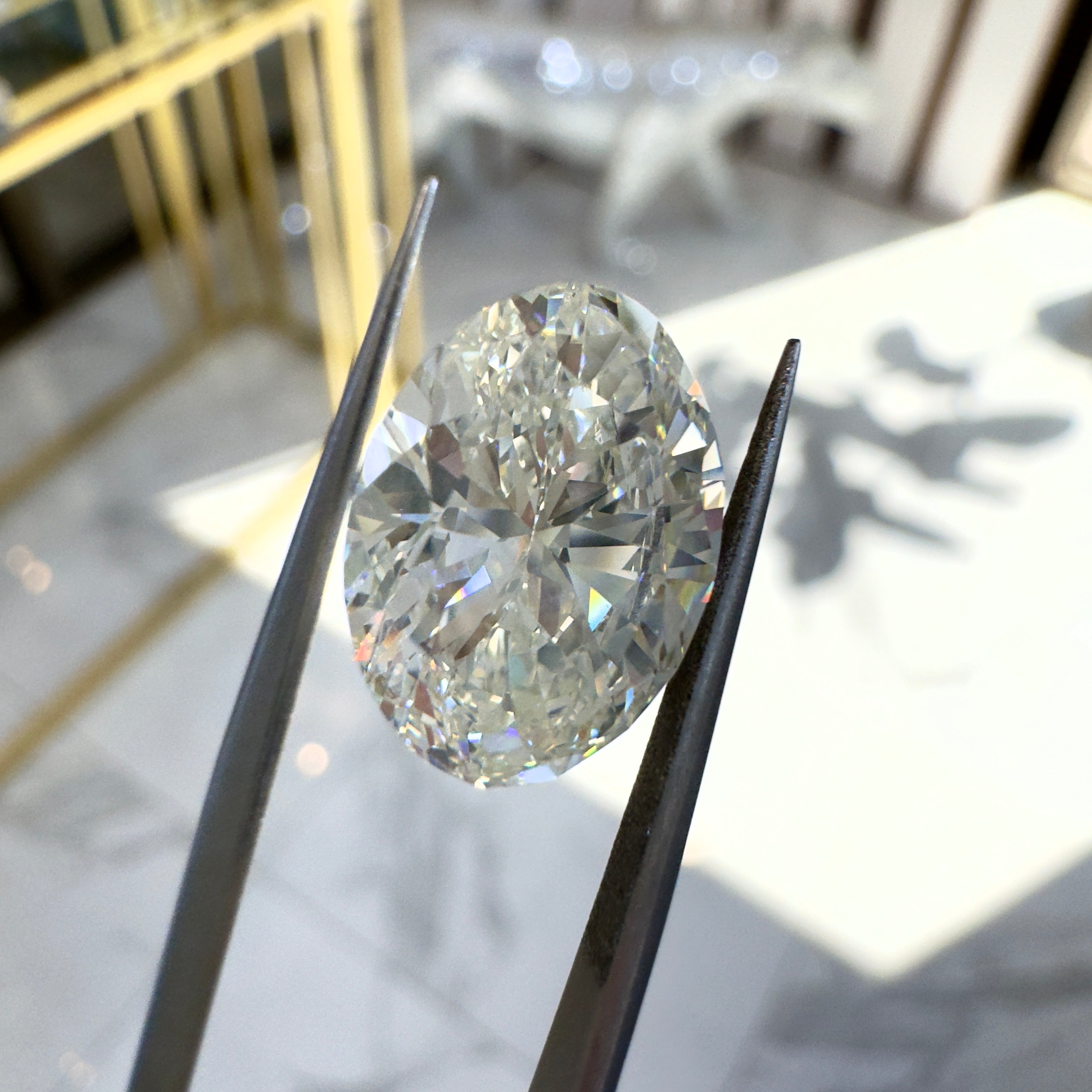 Natural 5.36ct GIA I SI2 Oval Brilliant Cut Loose Diamond