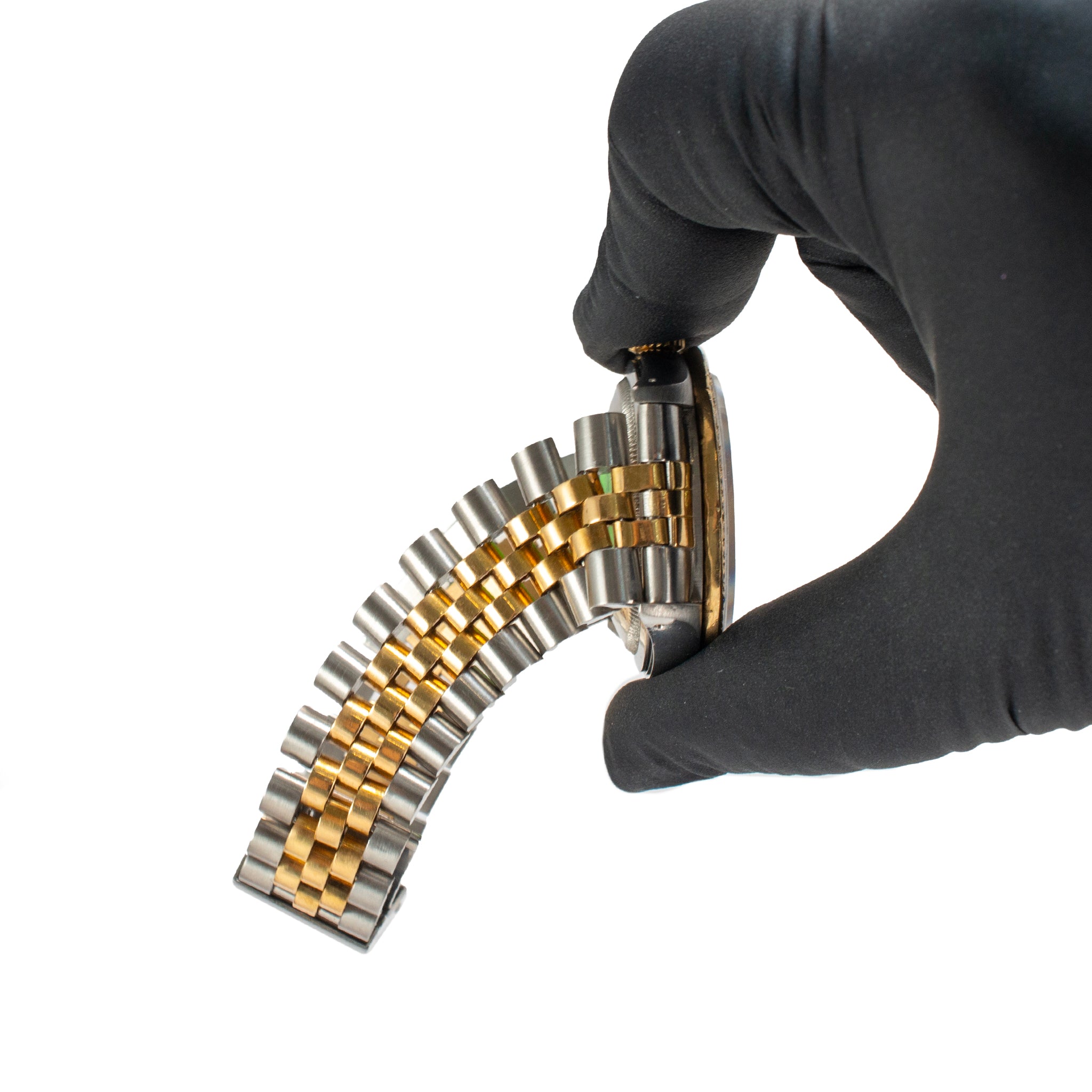 Rolex Datejust 36MM 16233 Bronze Diamond Bezel Jubilee Gold Steel Watch