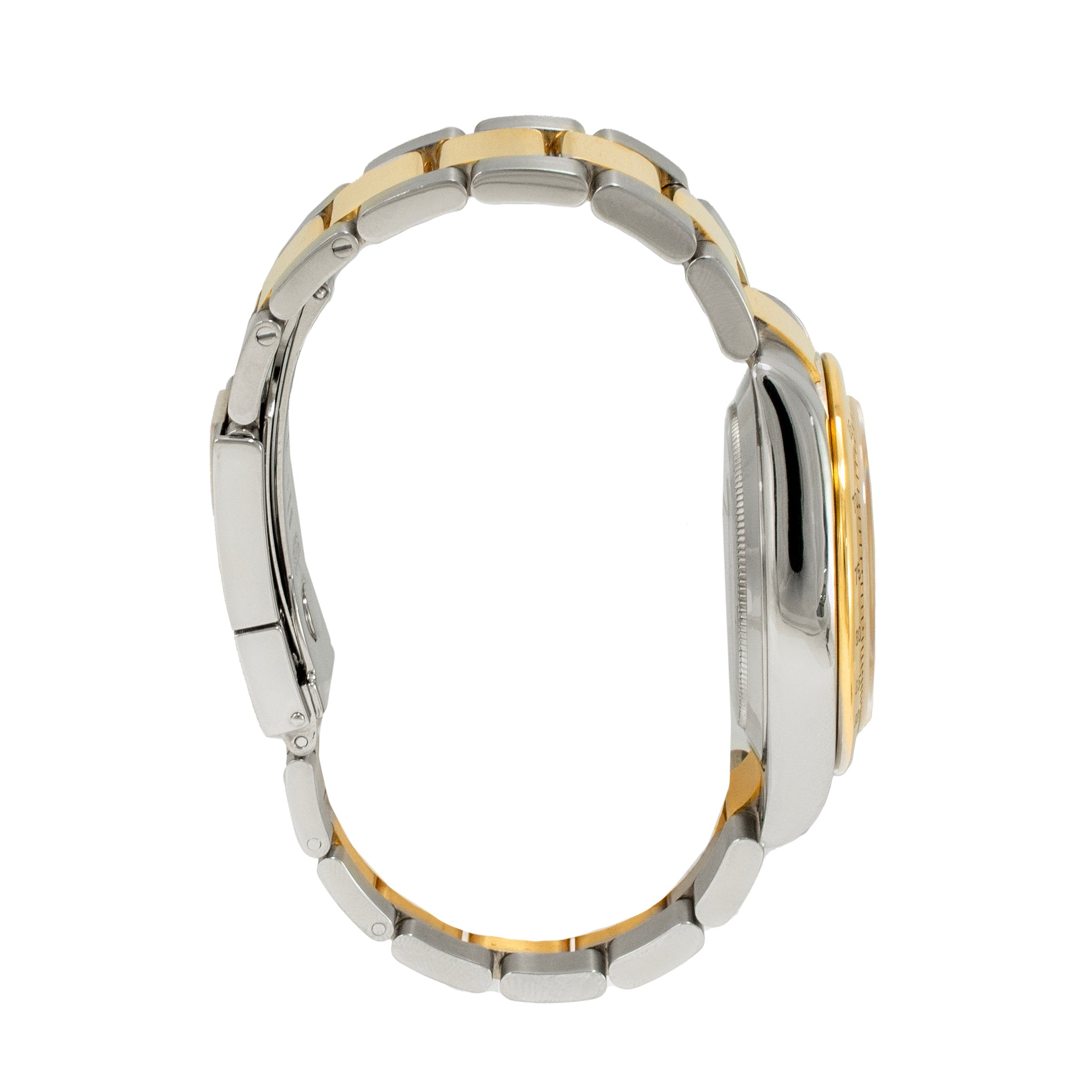 2007 Rolex Daytona Cosmograph 40MM 116523 Champagne Dial Oyster Gold Steel Watch