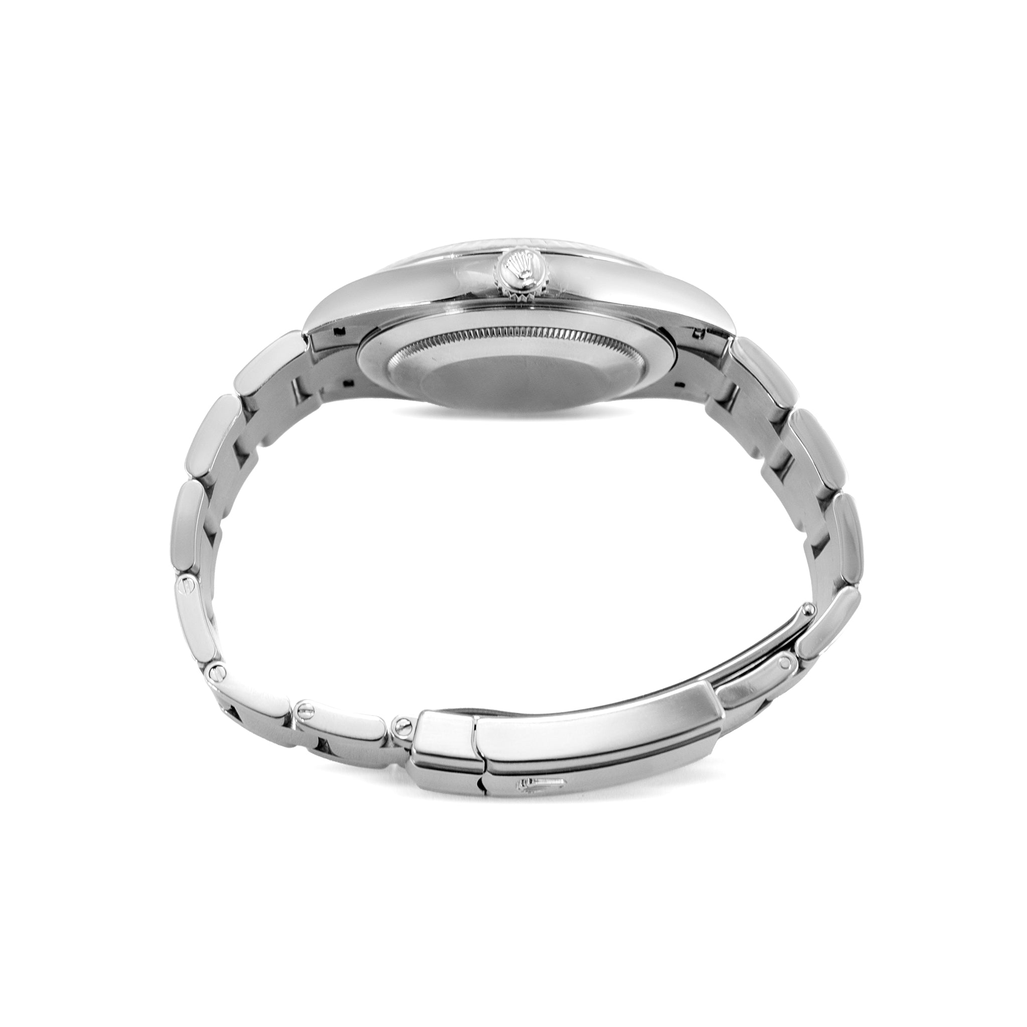 Rolex Datejust 41MM 126334 Black Stick Fluted Bezel Oyster Steel Men’s Watch