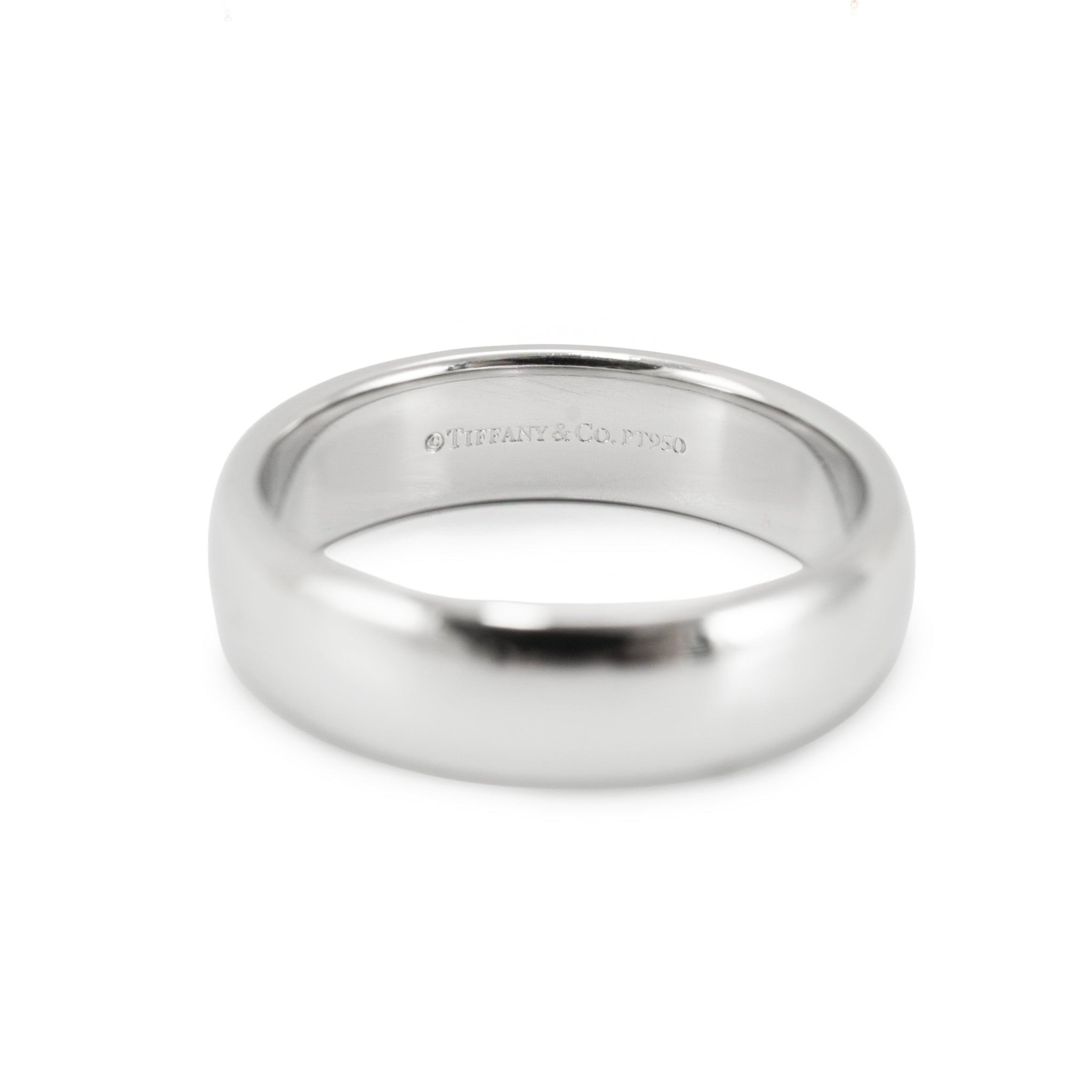 Men’s Tiffany & Co. Tiffany Forever 950 Platinum 6MM Wedding Band Ring