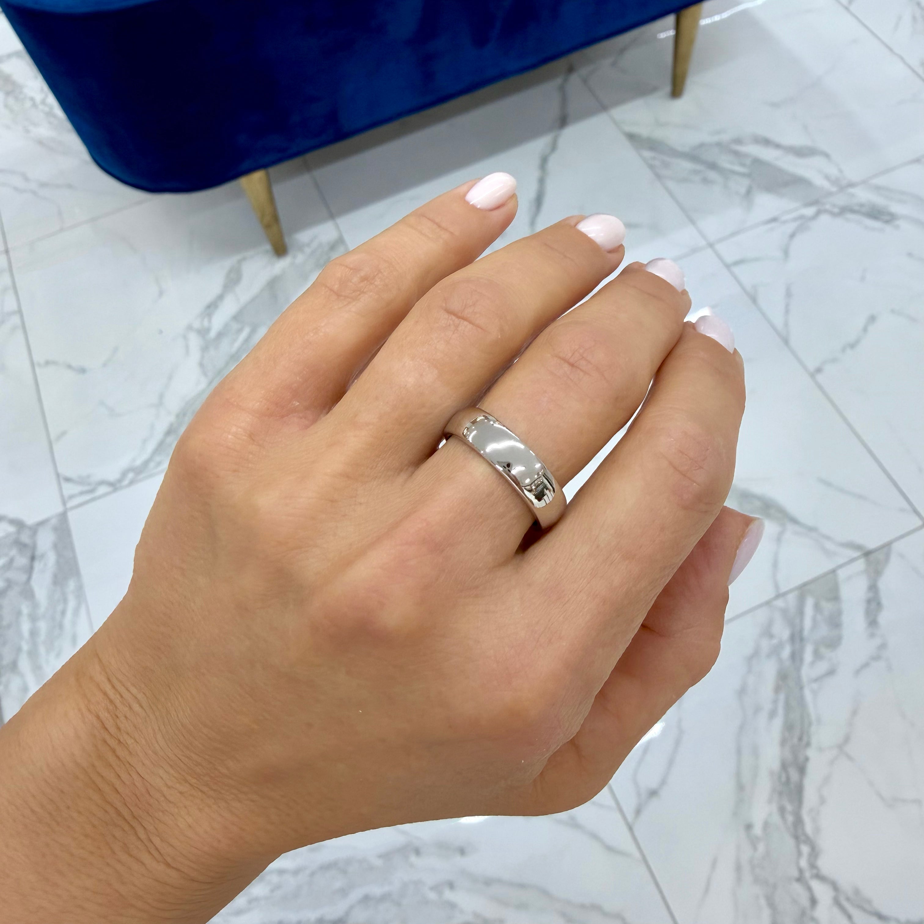 Men’s Tiffany & Co. Tiffany Forever 950 Platinum 6MM Wedding Band Ring