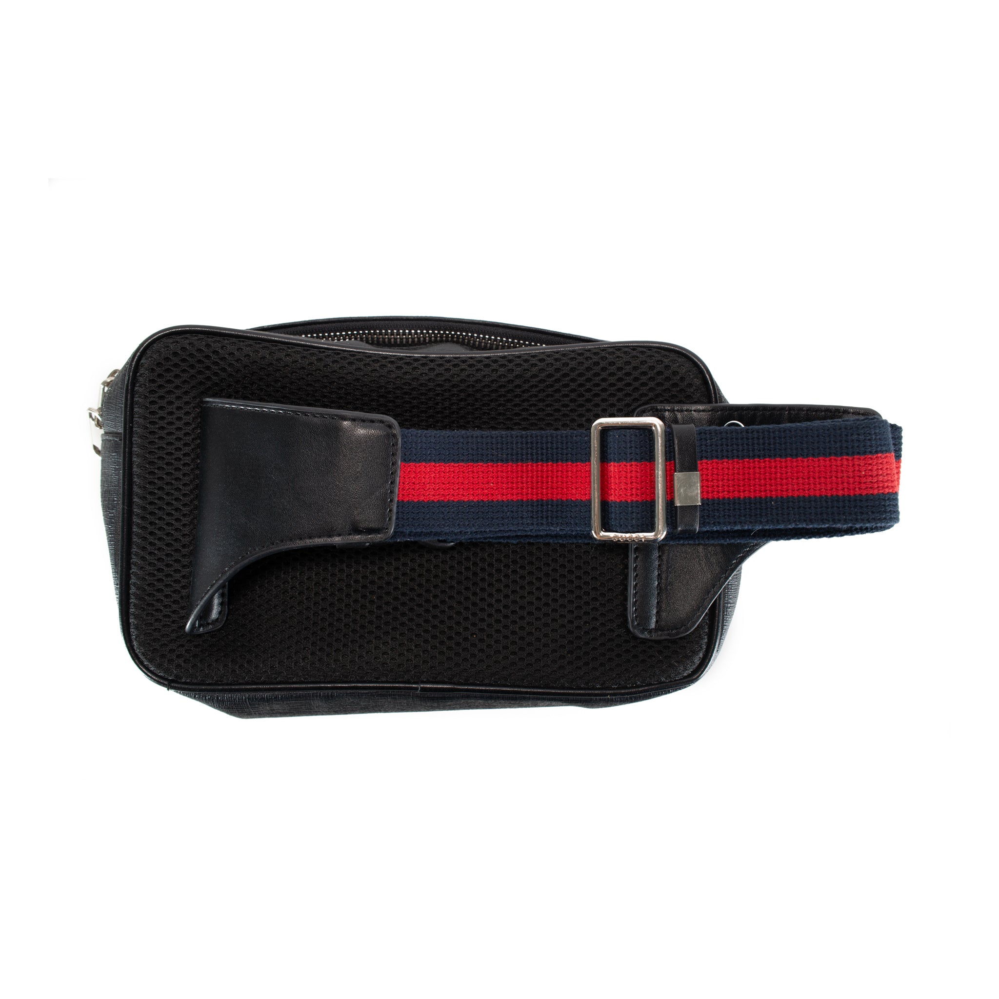 Gucci GG Supreme Black Canvas 474293 Belt Bag