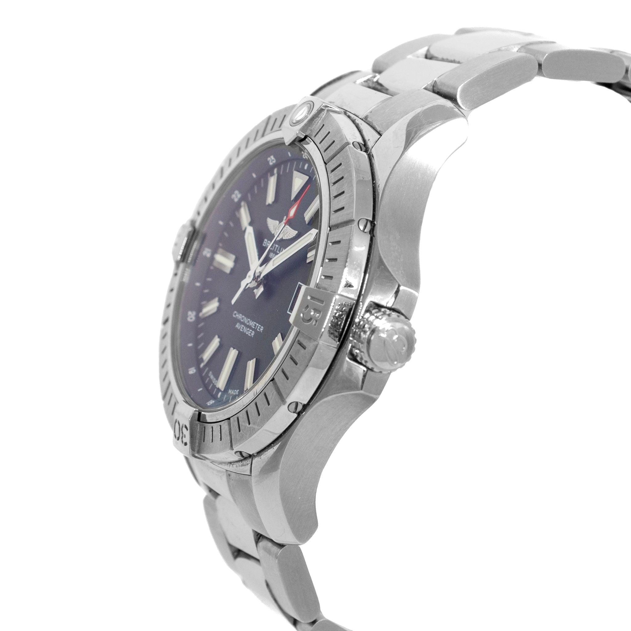 Breitling Avenger 43MM A17318101B1A1 Black Dial Stainless Steel Automatic Watch