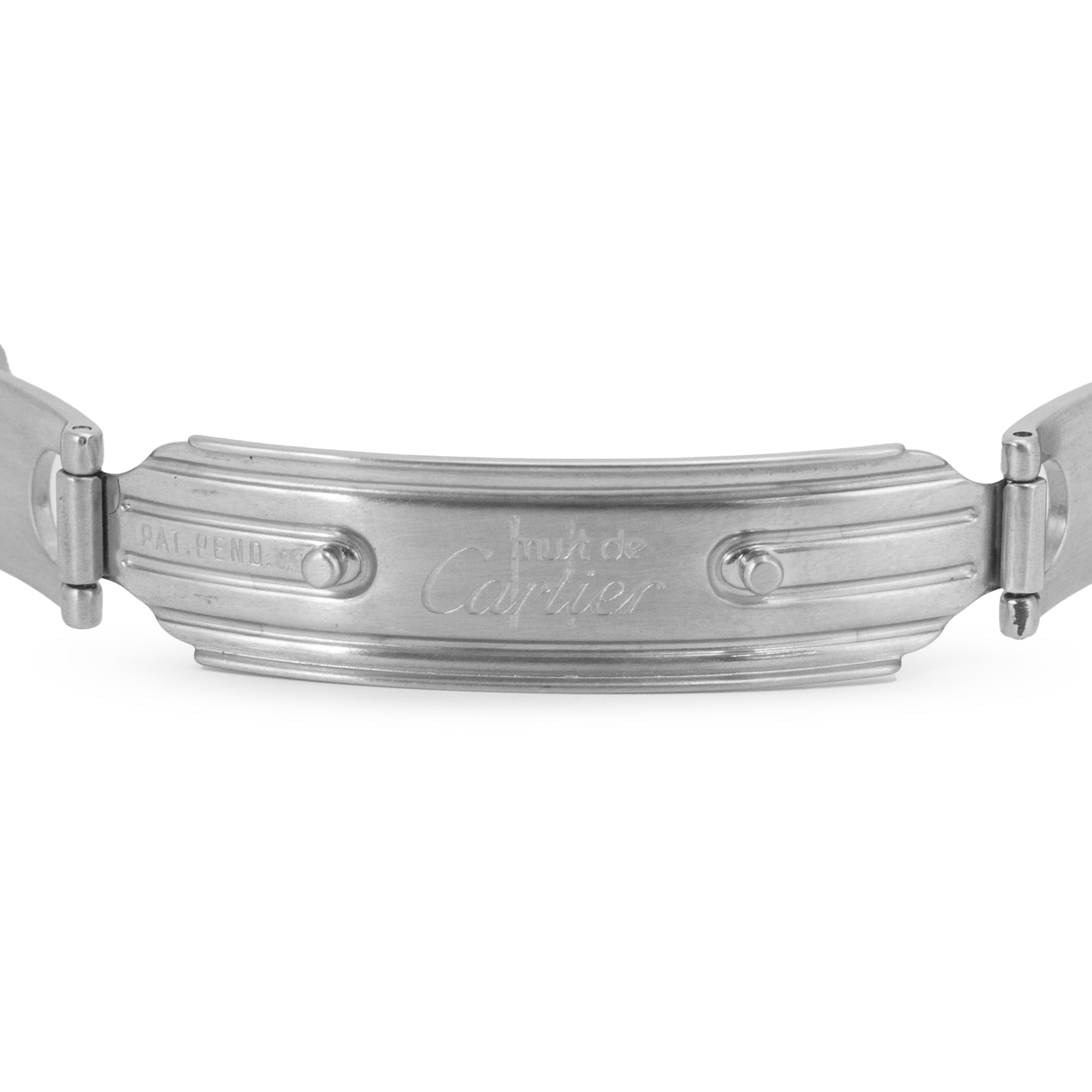 Ladies Vintage Cartier 21 Must de 28MM 125000P 18K Yellow Gold Steel Watch