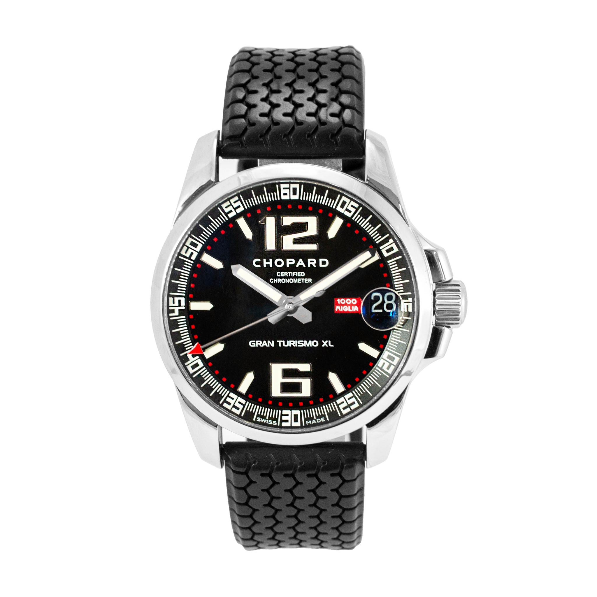 Chopard Mille Miglia Gran Turismo XL 44MM 16/8997 Rubber Steel Automatic Watch