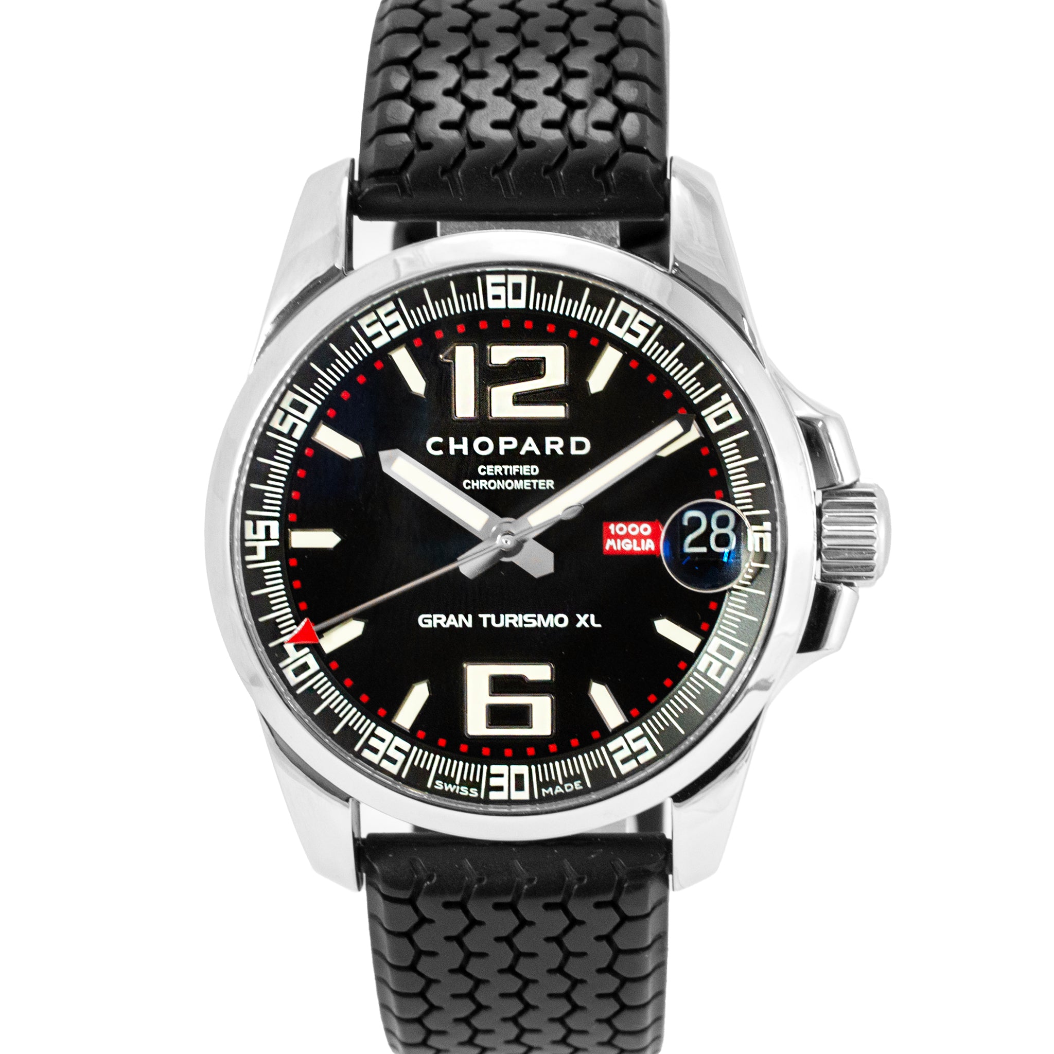 Chopard Mille Miglia Gran Turismo XL 44MM 16/8997 Rubber Steel Automatic Watch