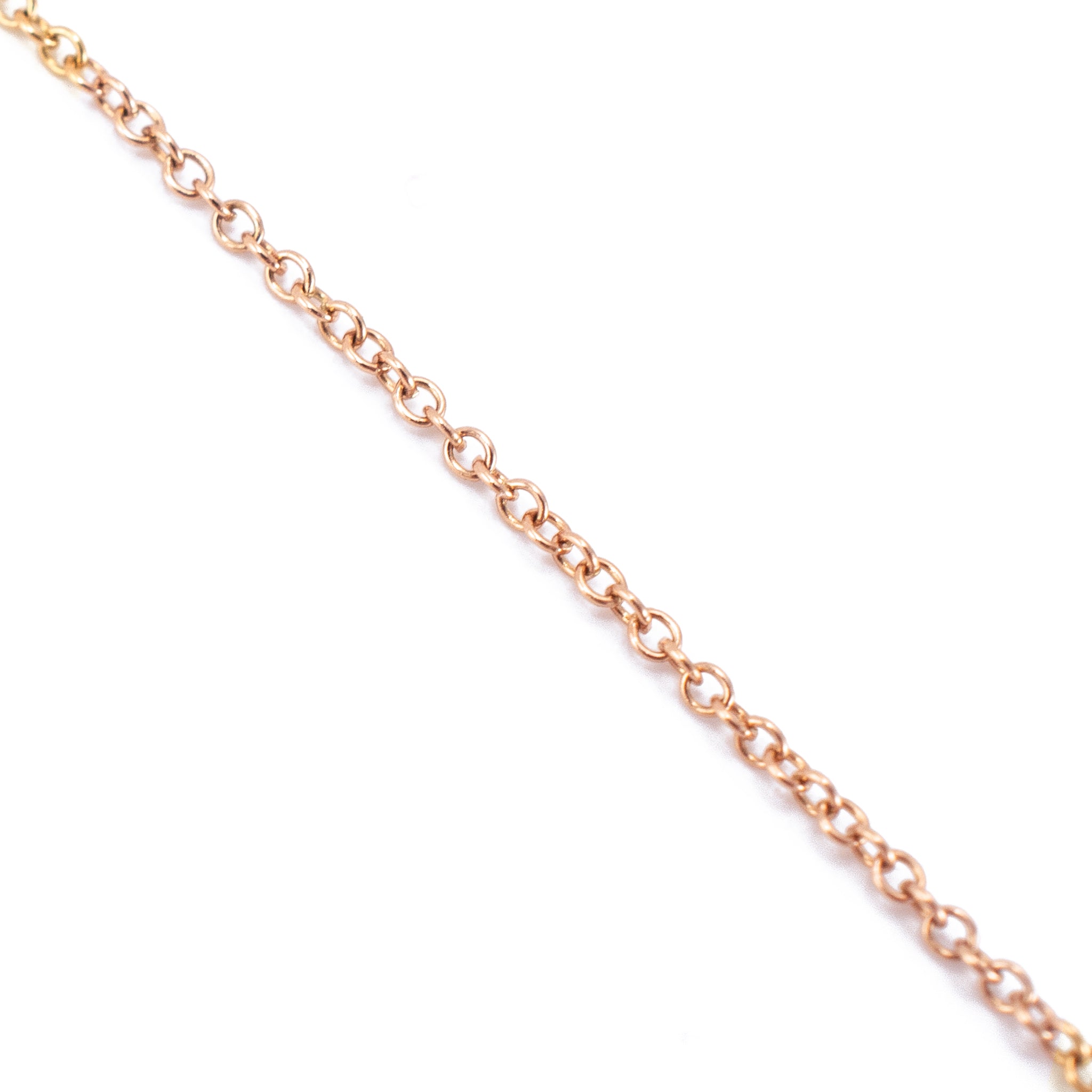 Ladies Tiffany & Co. Elsa Peretti 18K Rose Gold Cable Chain Necklace