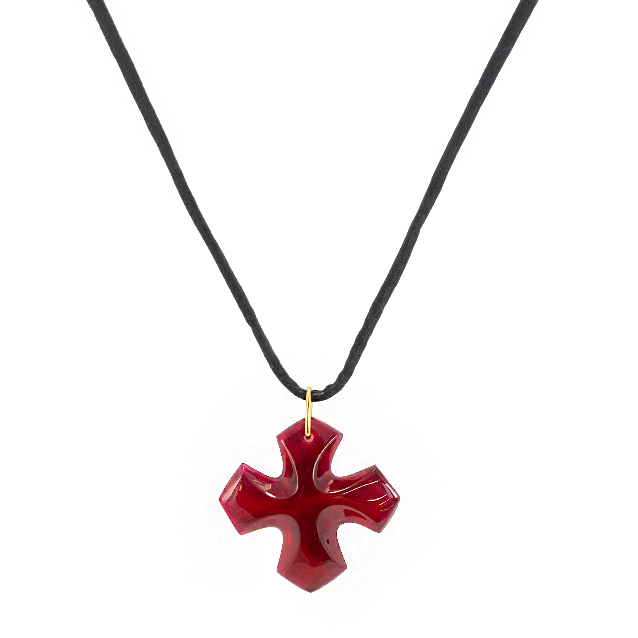 Baccarat Crystal Occitane Cross Necklace