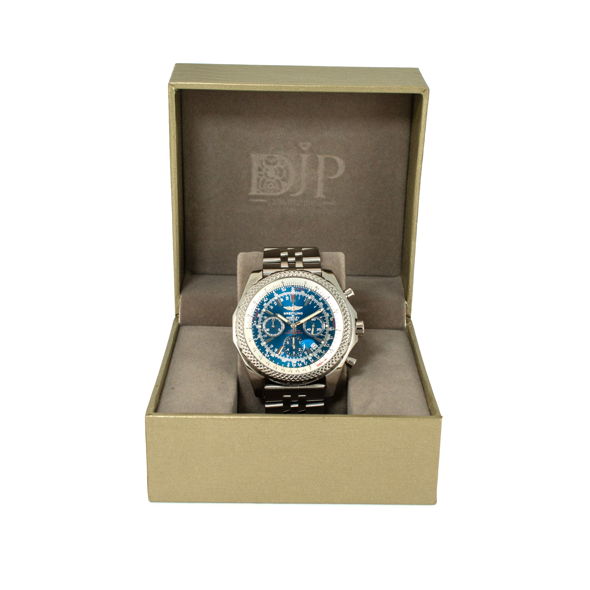 Breitling Bentley Motors 48MM A25362 Chronograph Blue Stainless Steel Watch