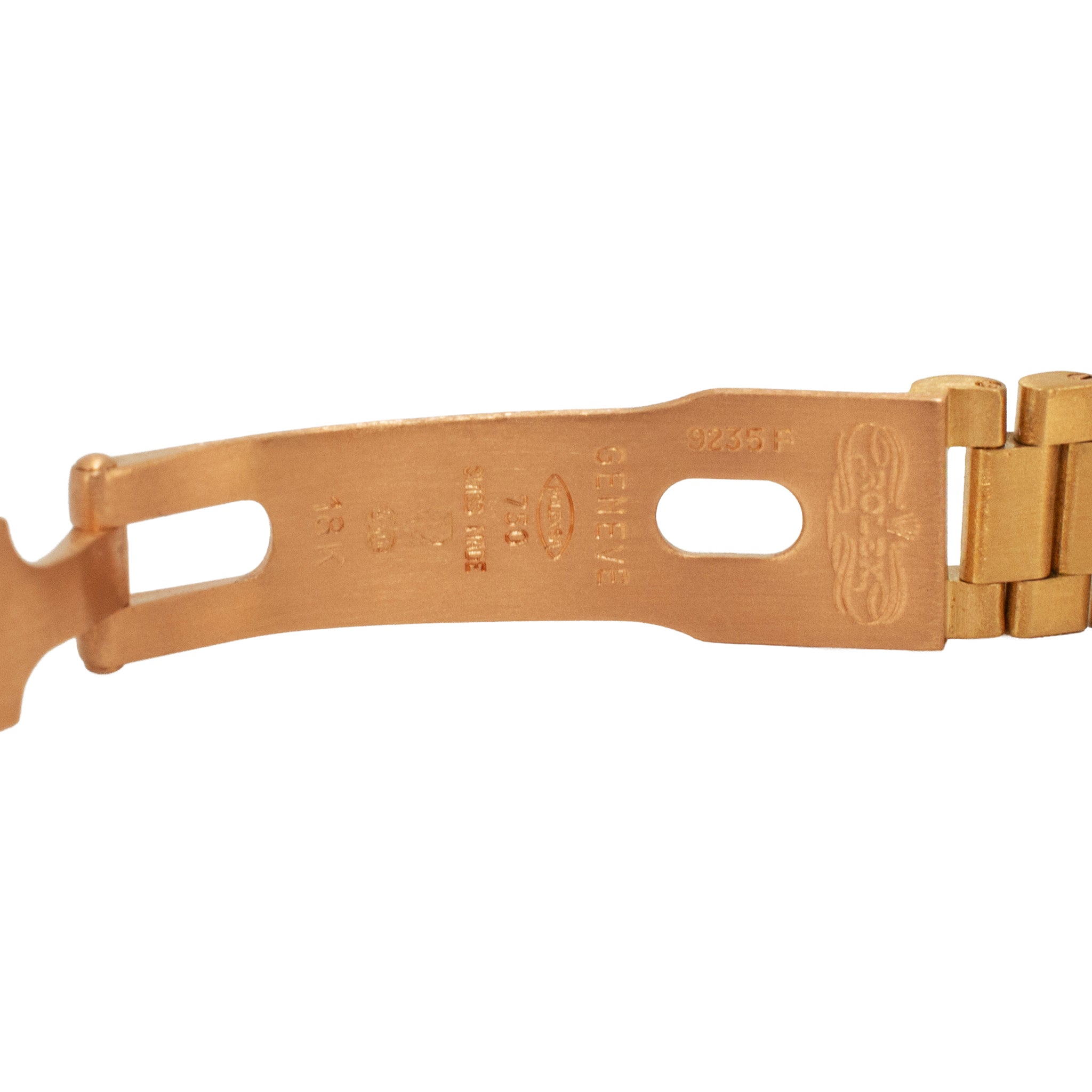 Ladies Vintage Rolex Datejust 26MM 69278 18K Gold Bark Black President Watch