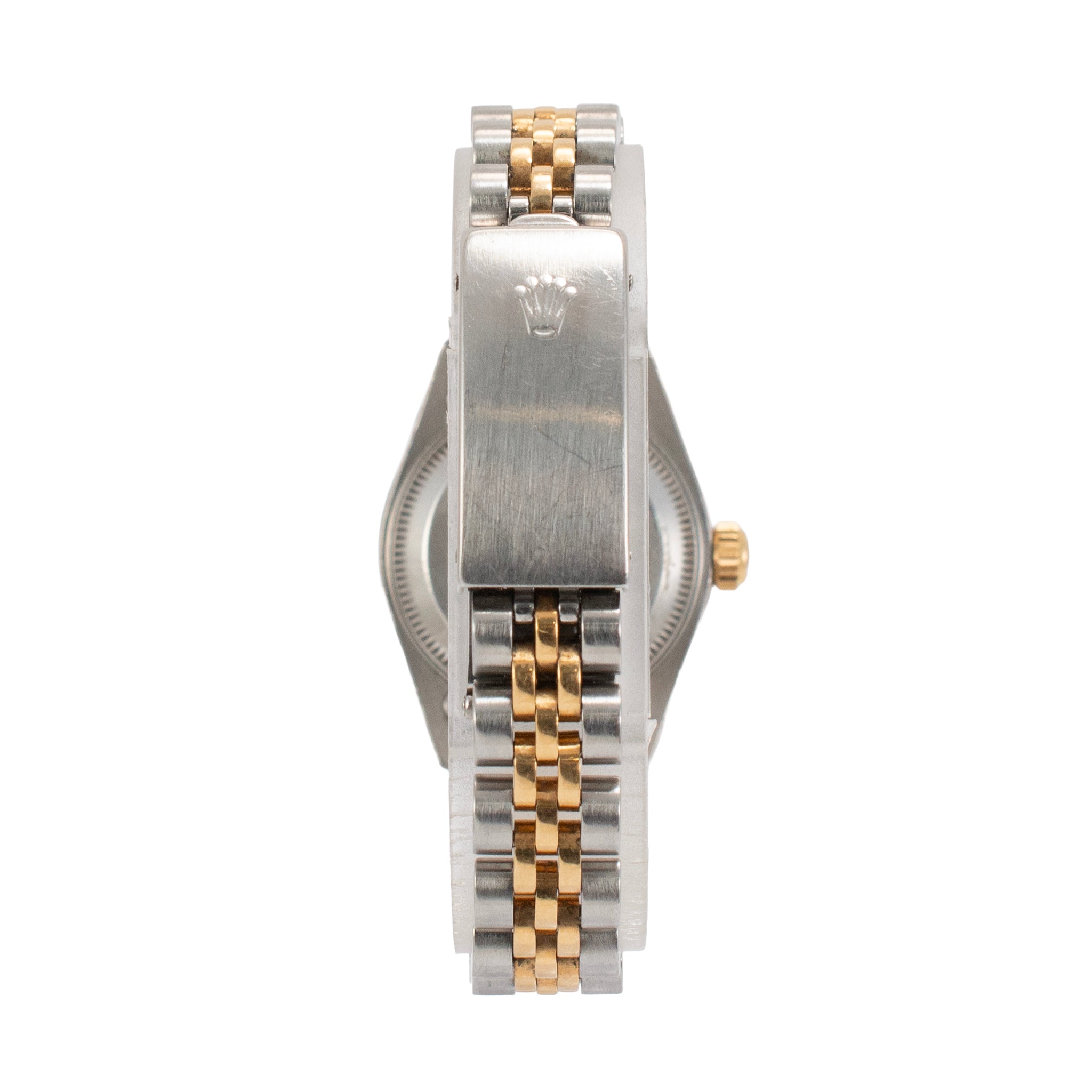 Rolex Lady Datejust 26MM 69173 Champagne Tapestry Dial Jubilee Gold Steel Watch