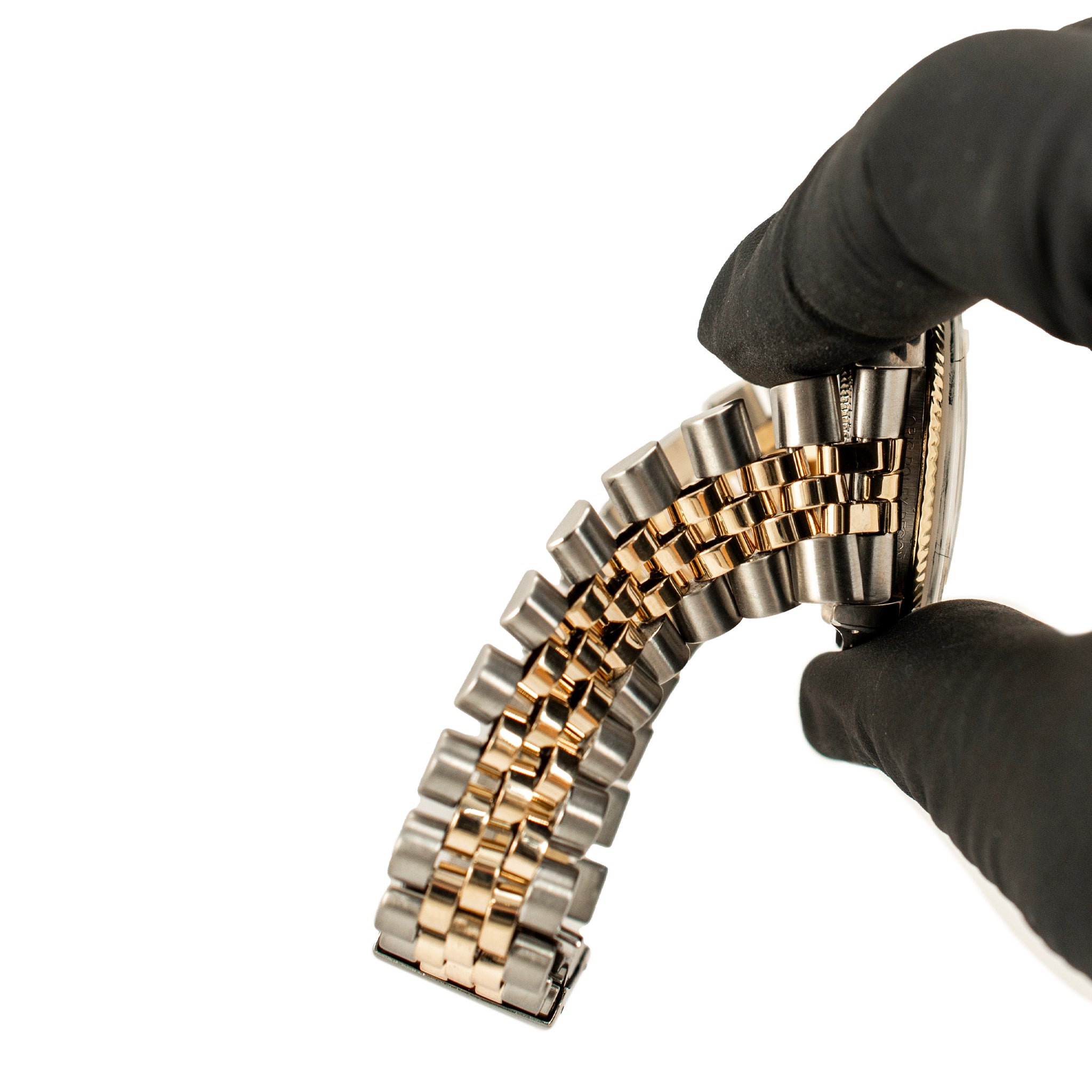 Rolex Datejust 36MM 16030 Fluted Bezel Two Tone Yellow Gold Steel Watch