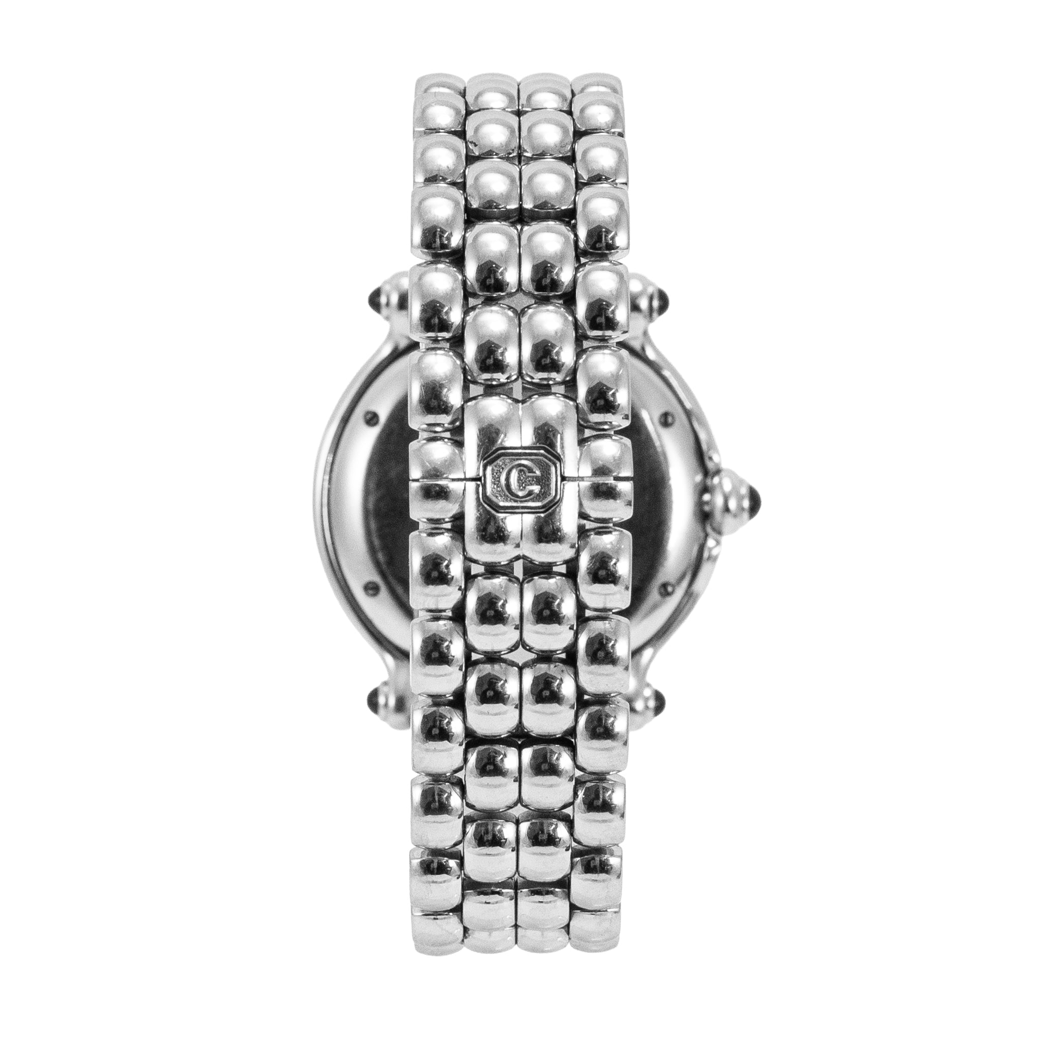 Ladies Chopard Happy Sport 32MM Happy Diamonds 8236 Stainless Steel Watch