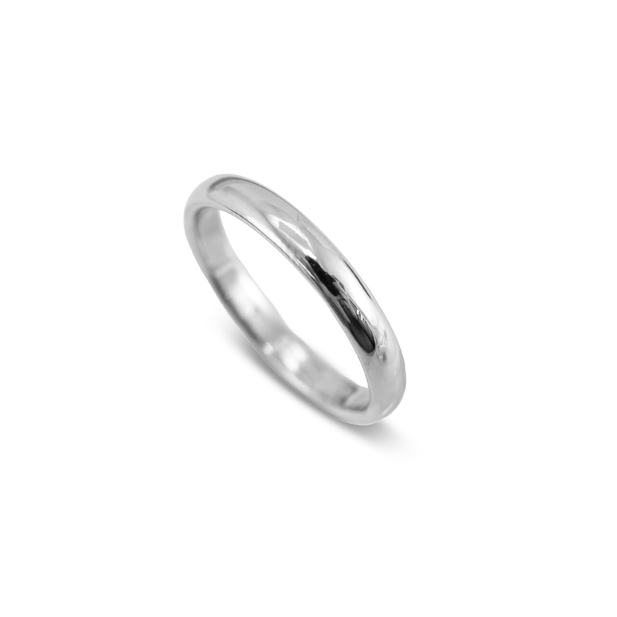 Ladies Tiffany & Co. Tiffany Forever 950 Platinum 3MM Wedding Band Rin