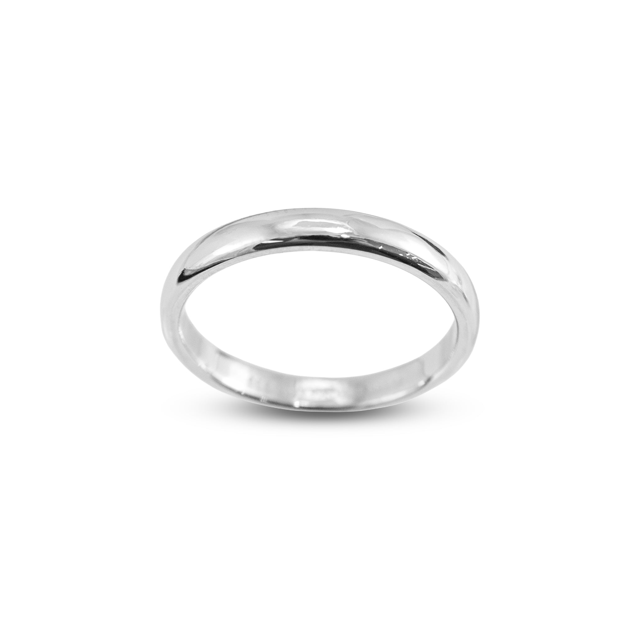 Ladies Tiffany & Co. Tiffany Forever 950 Platinum 3MM Wedding Band Rin
